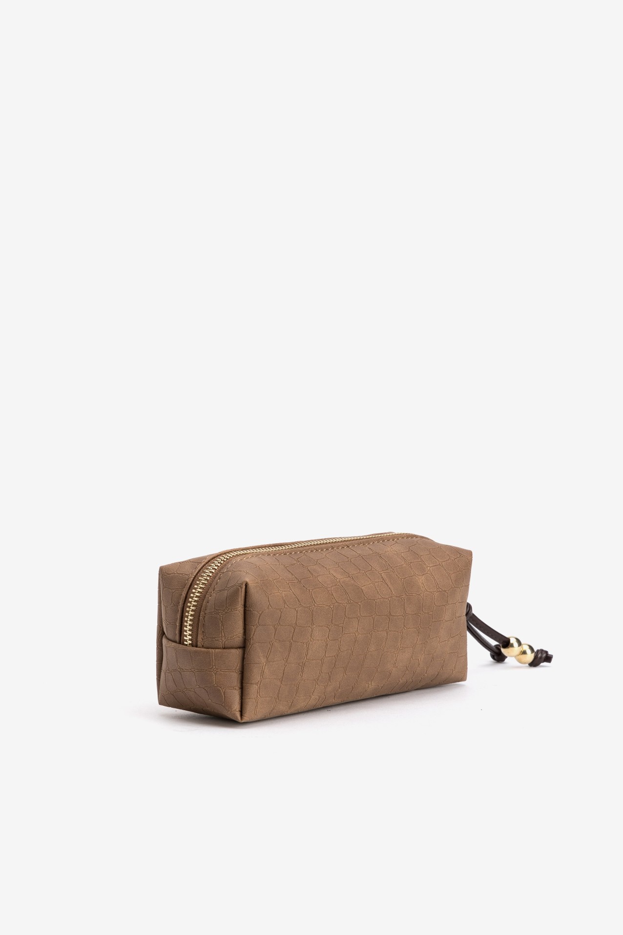 Brown Croc Effect Coin Purse