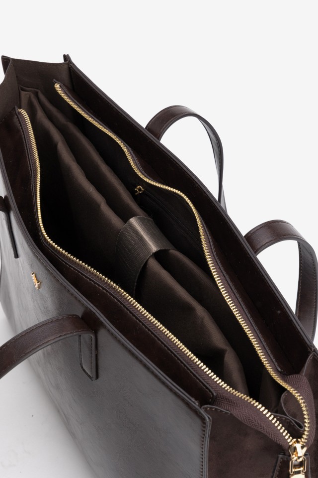 Dark Brown Tote Bag Dark Brown Tote Bag