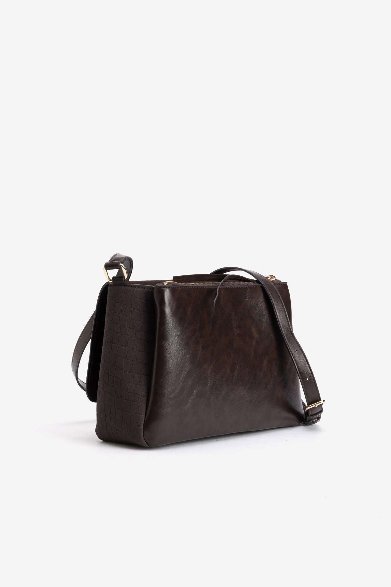 Dark Brown Textured Wallet