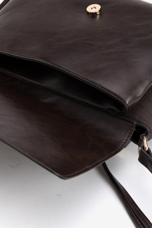 Dark Brown Textured Wallet Dark Brown Textured Wallet