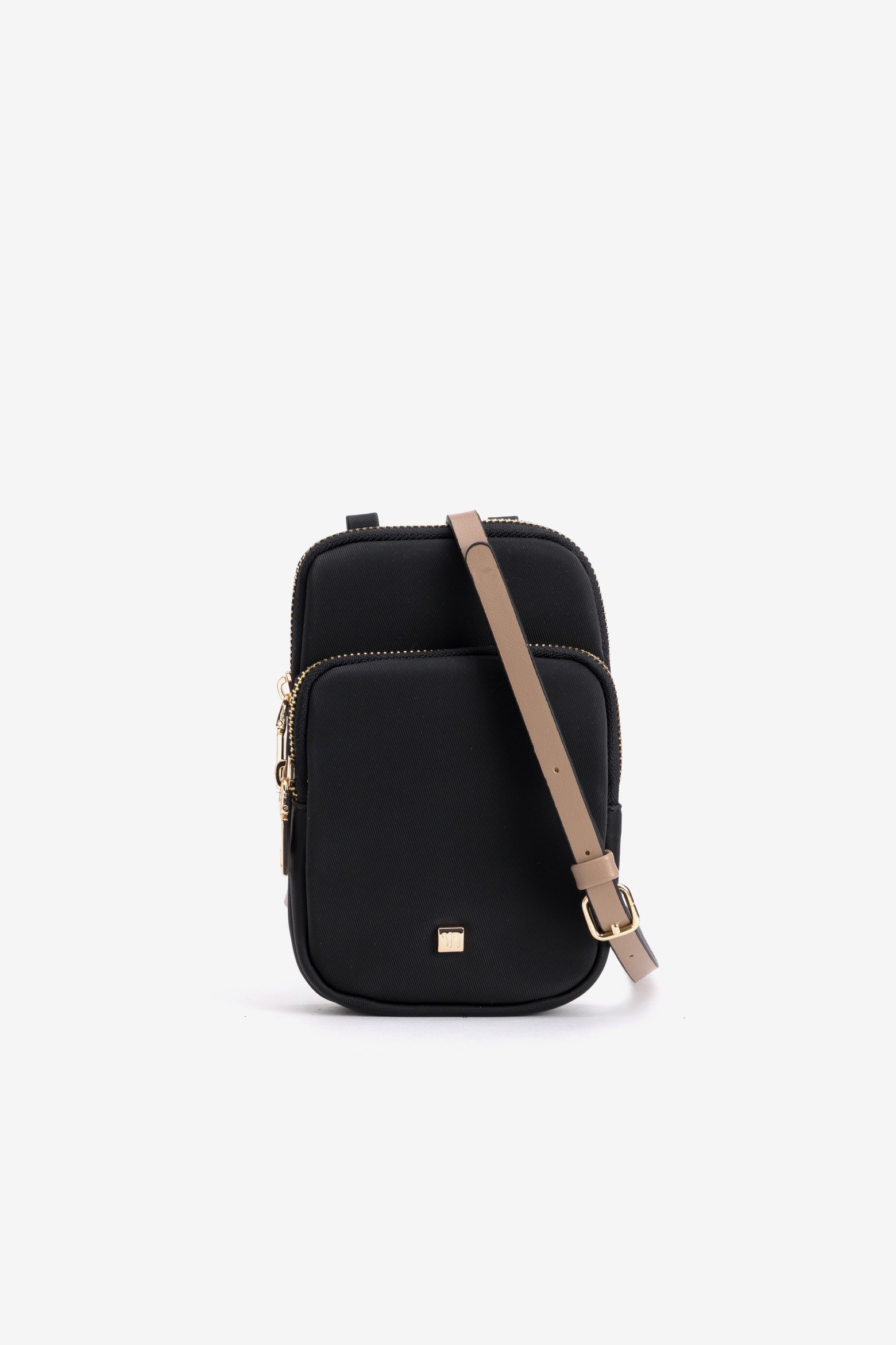Black Wallet Crossbody Bag