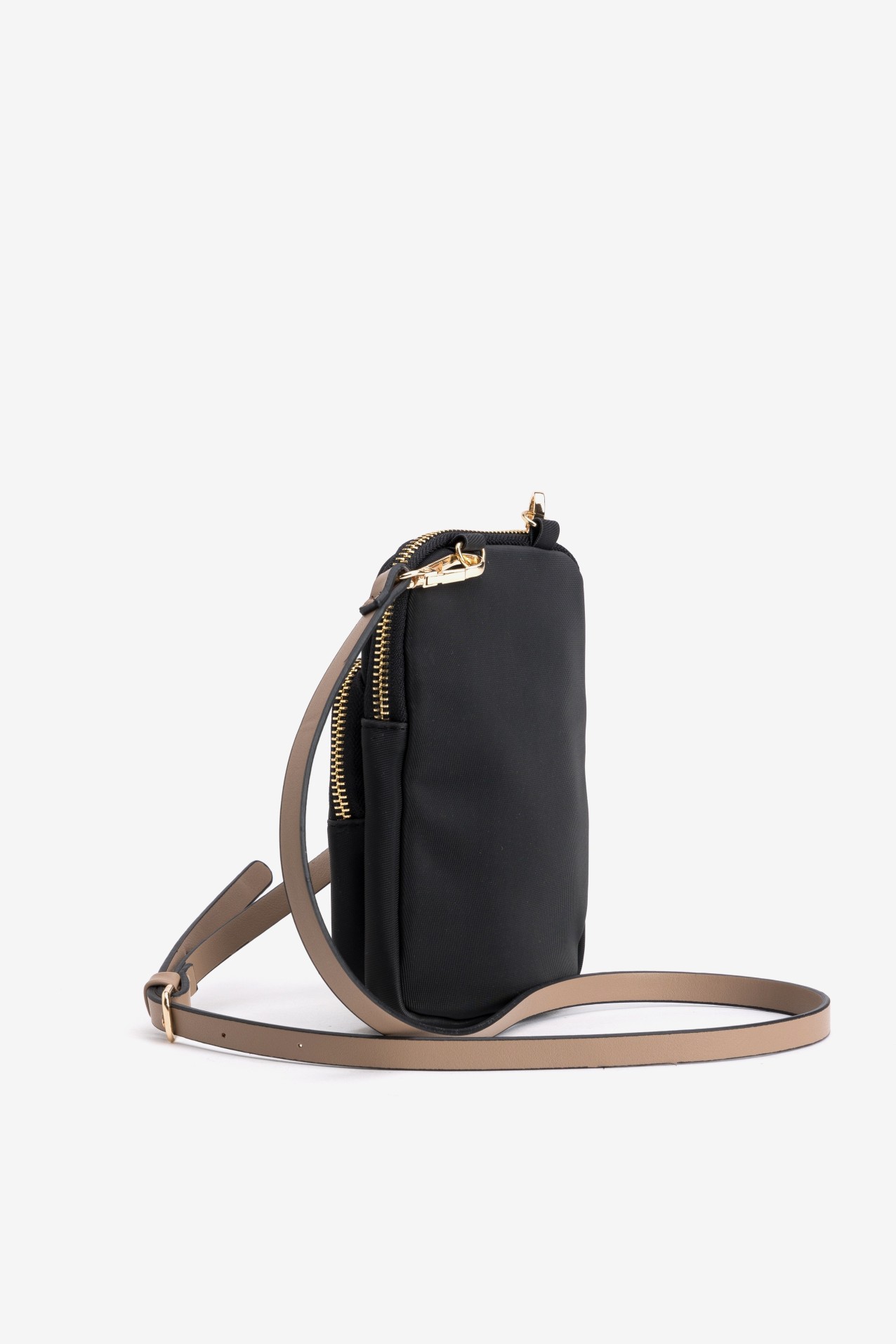 Black Wallet Crossbody Bag