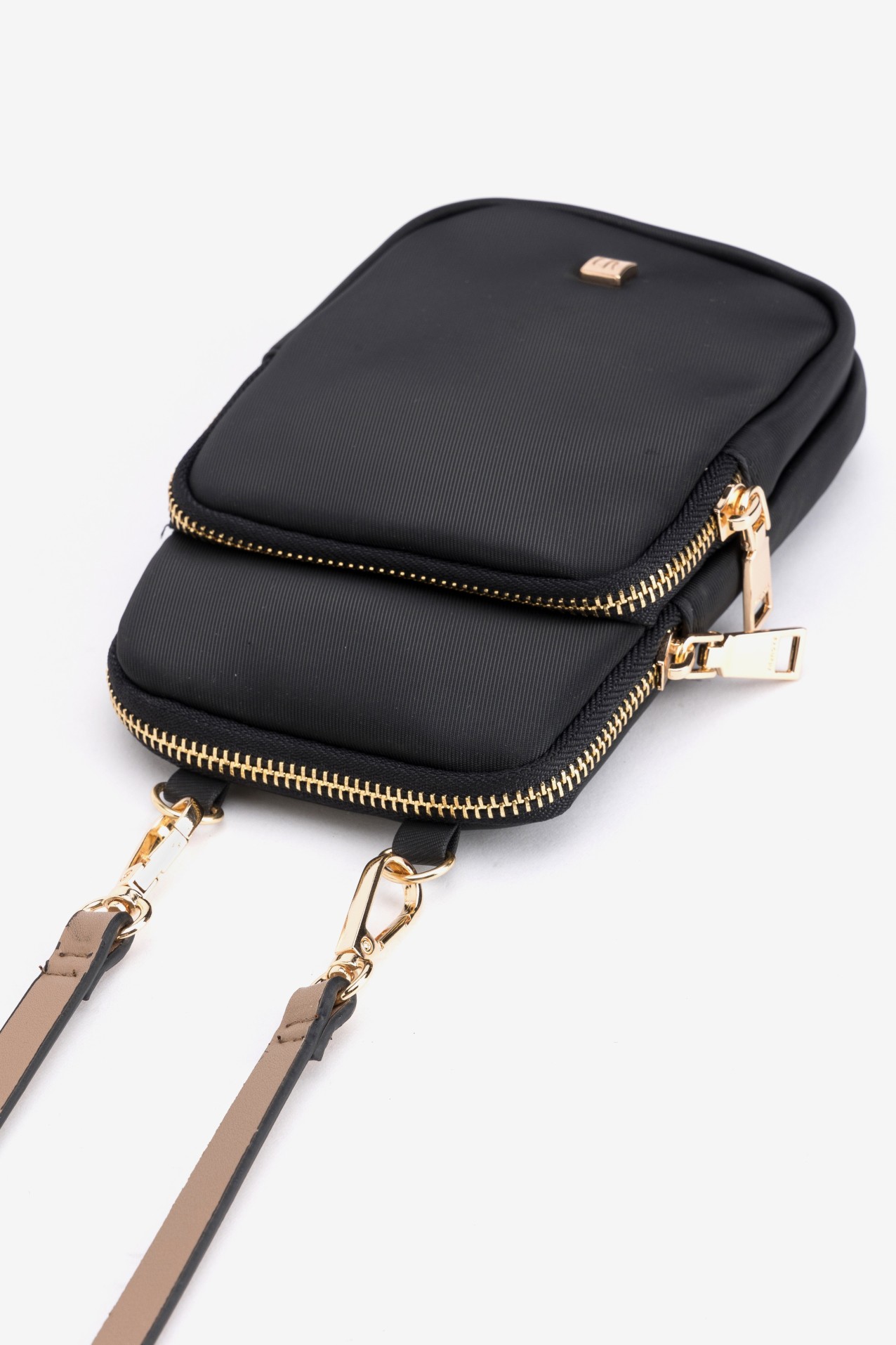 Black Wallet Crossbody Bag