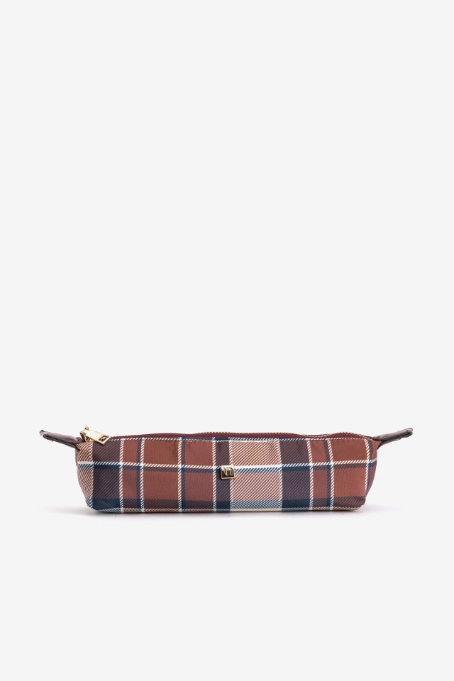 Plaid Rectangular Coin Purse