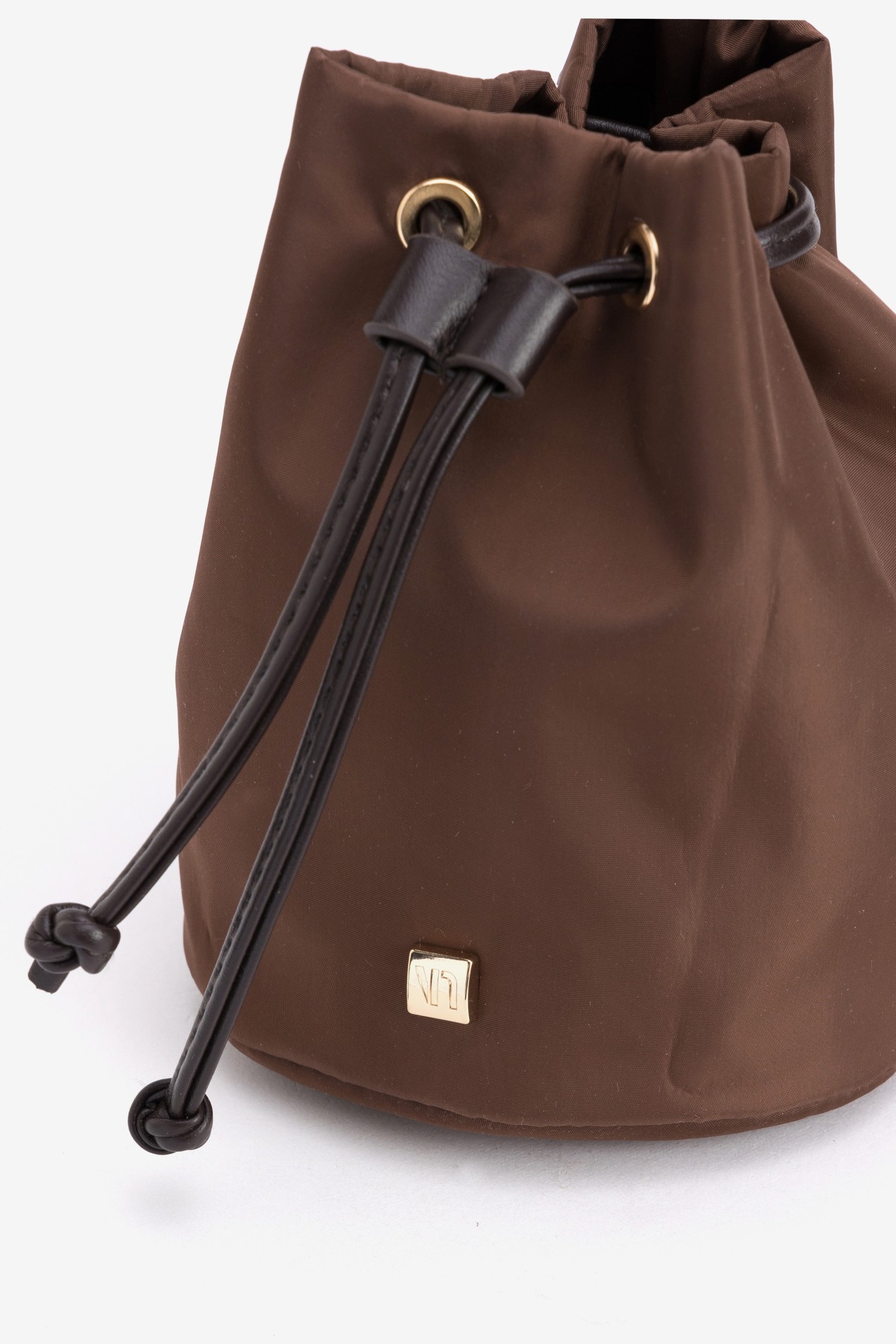 Brown Drawstring Coin Purse