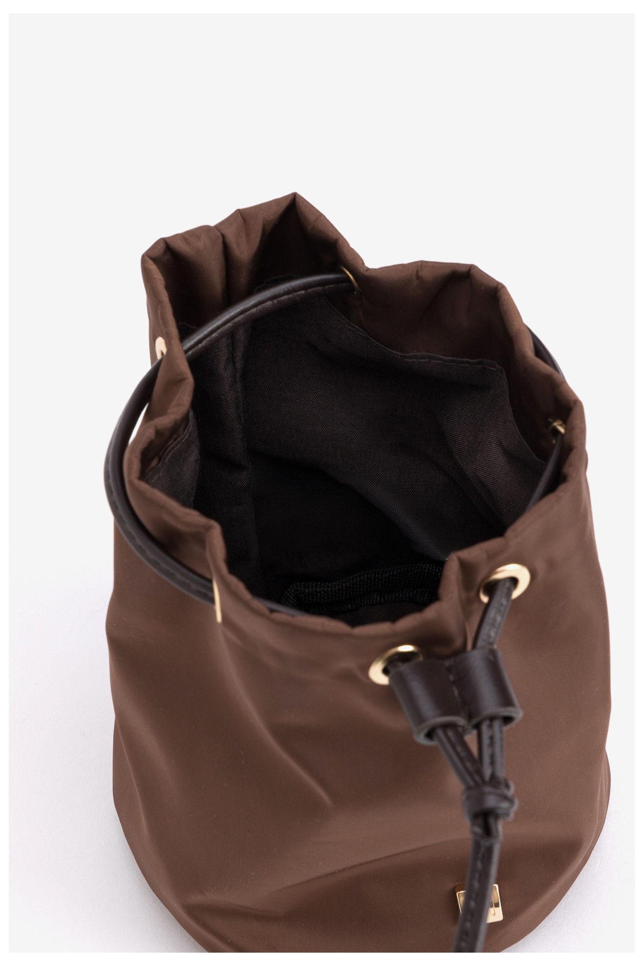 Brown Drawstring Coin Purse