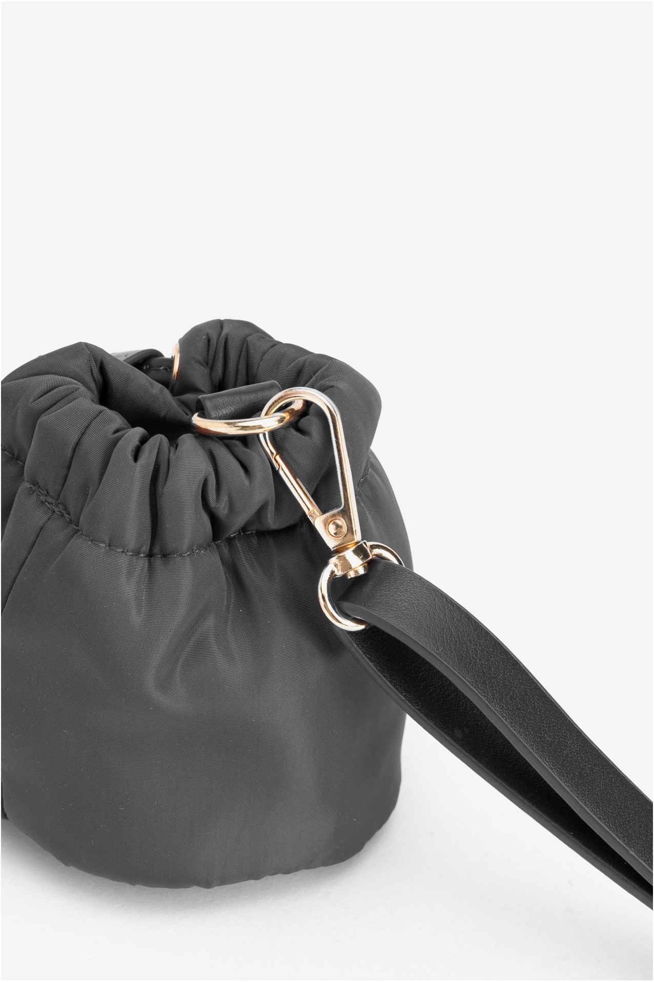 Black Mini Drawstring Purse