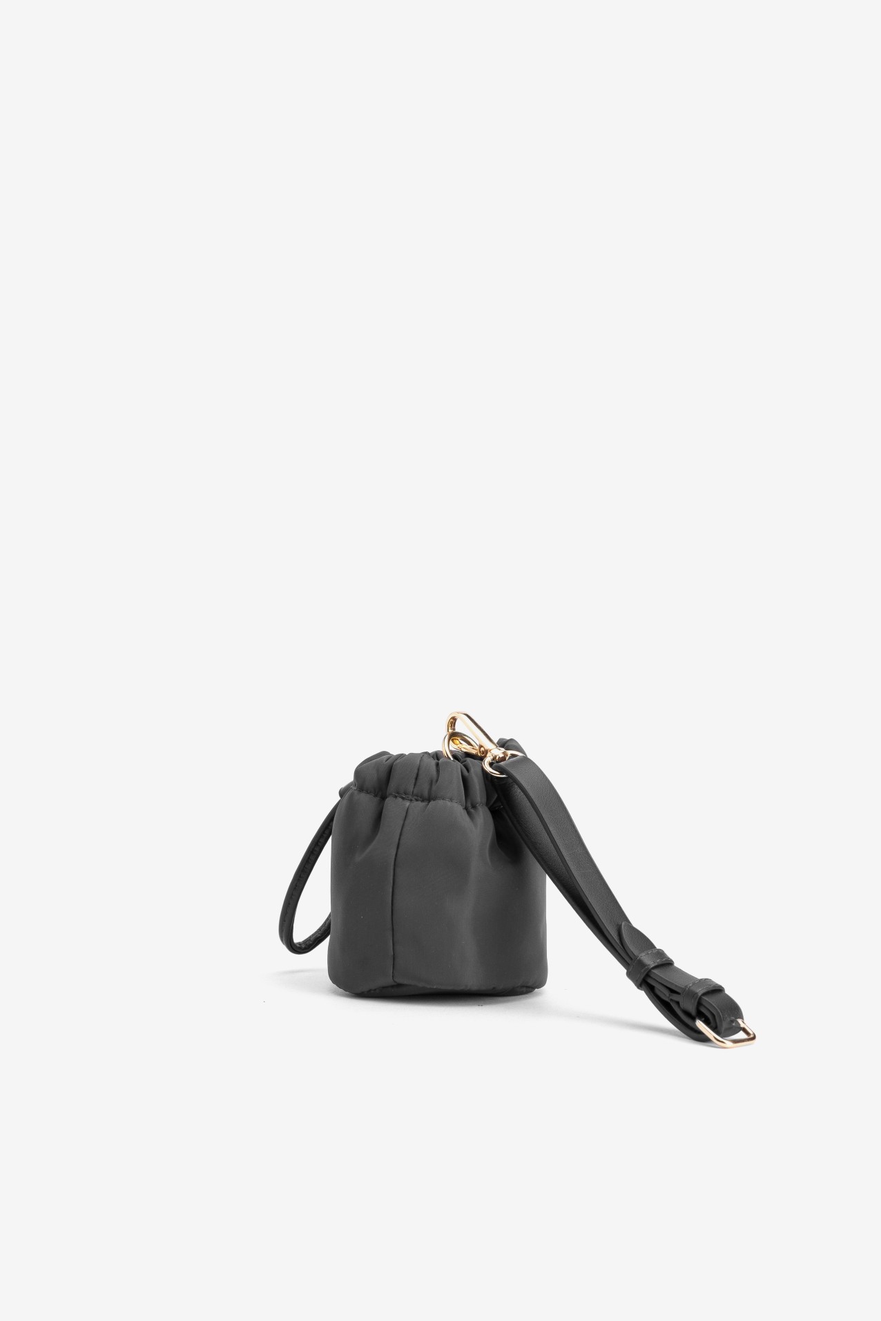 Black Mini Drawstring Purse