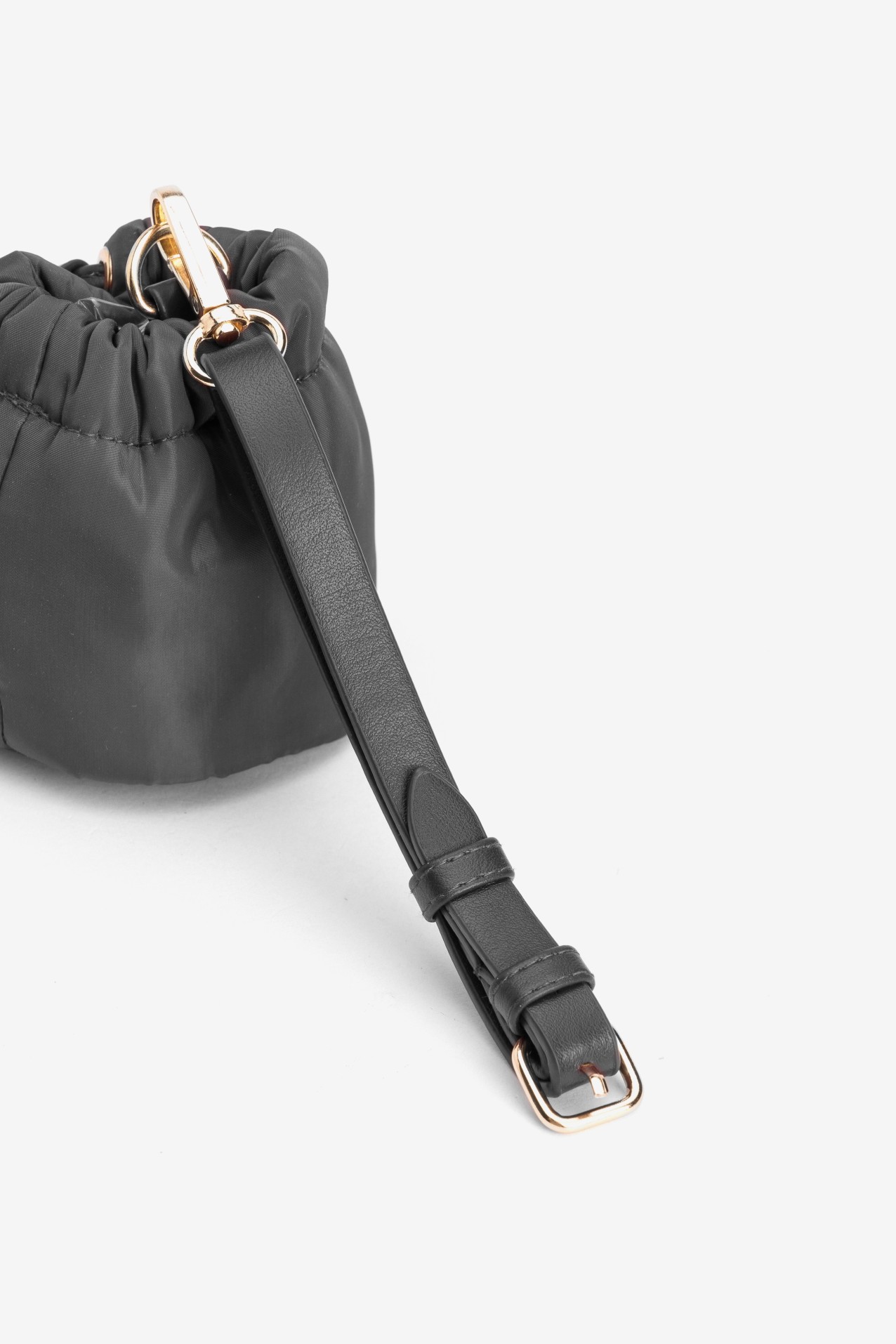 Black Mini Drawstring Purse