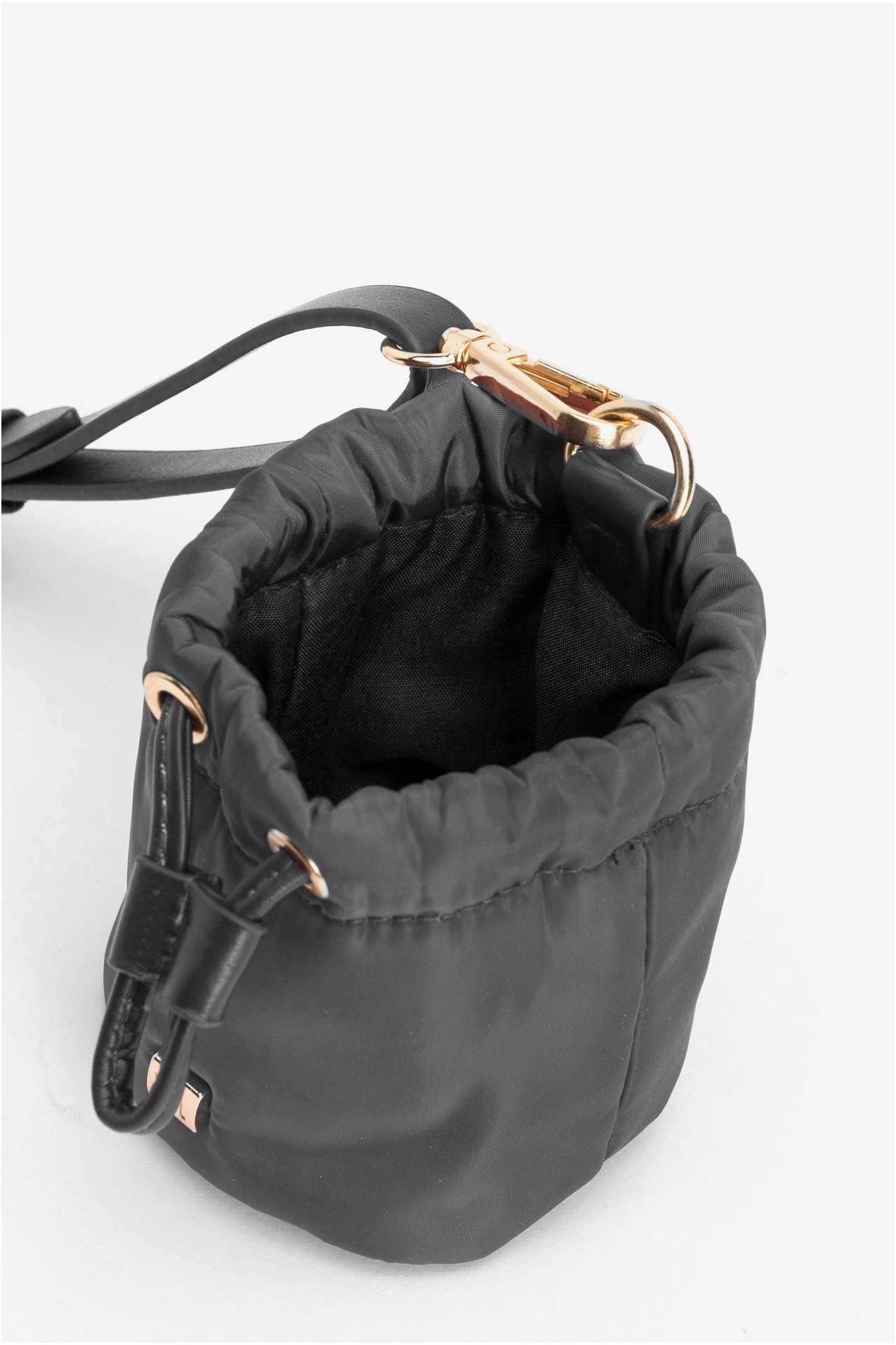 Black Mini Drawstring Purse