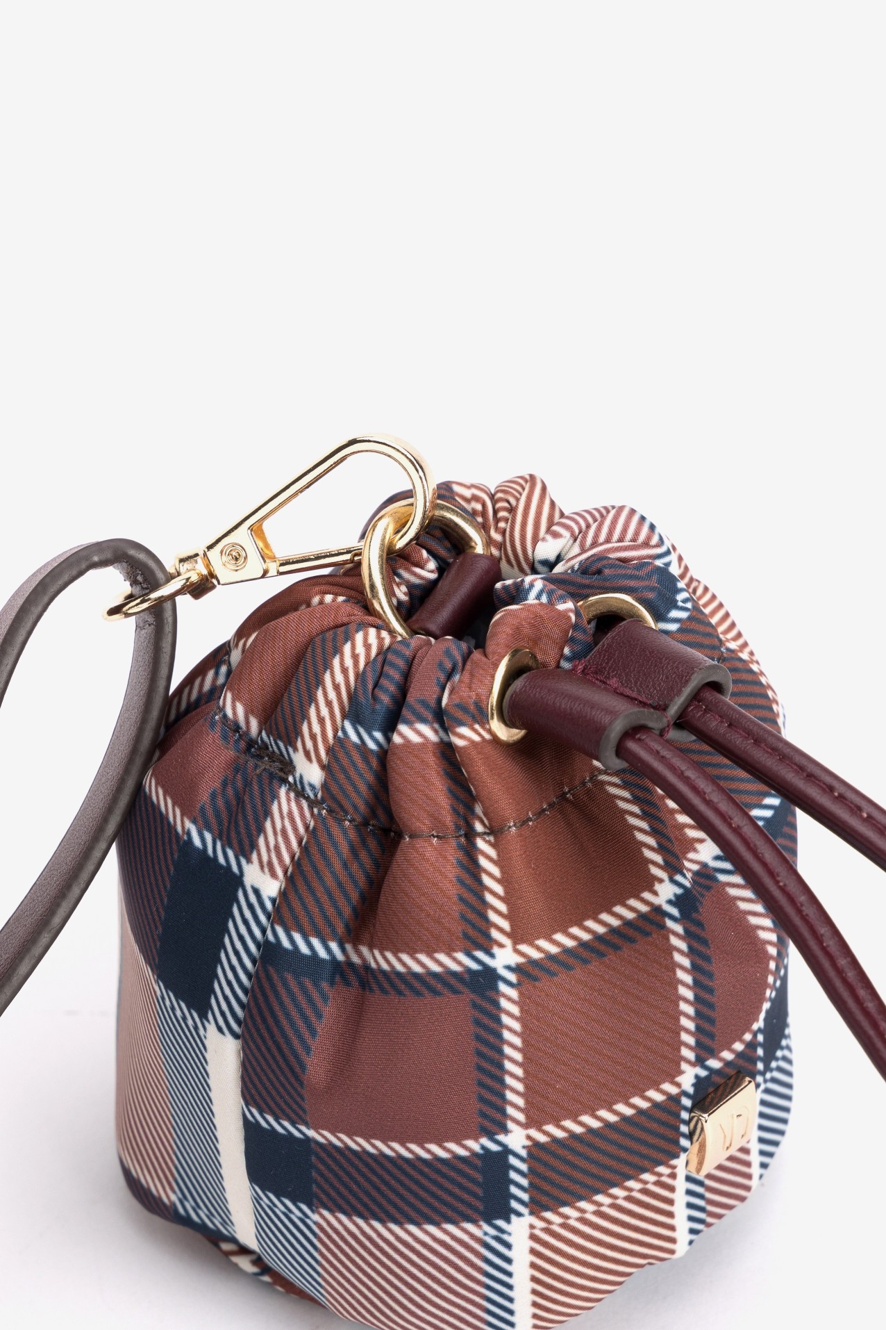 Checkered Mini Pouch Purse