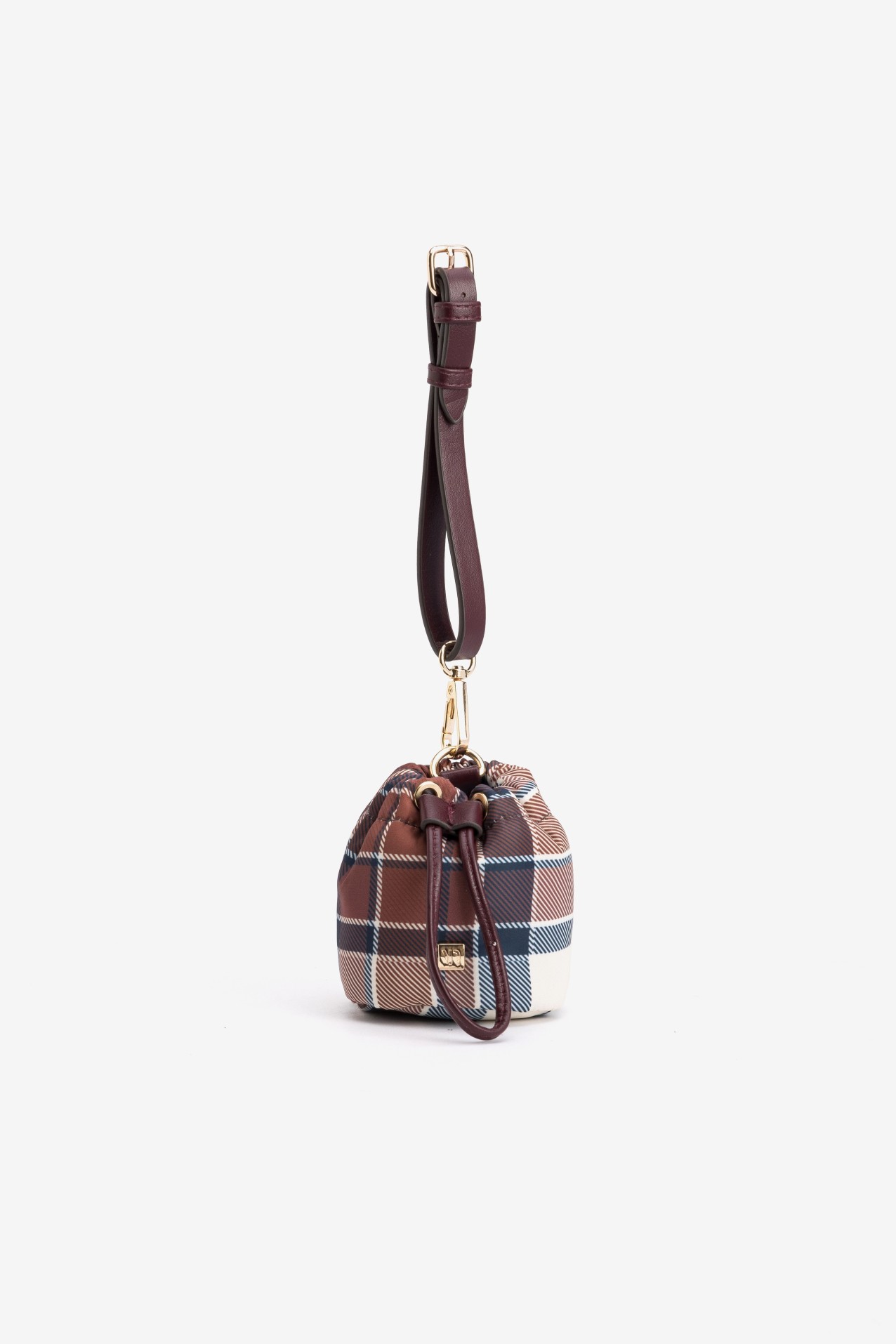 Checkered Mini Pouch Purse
