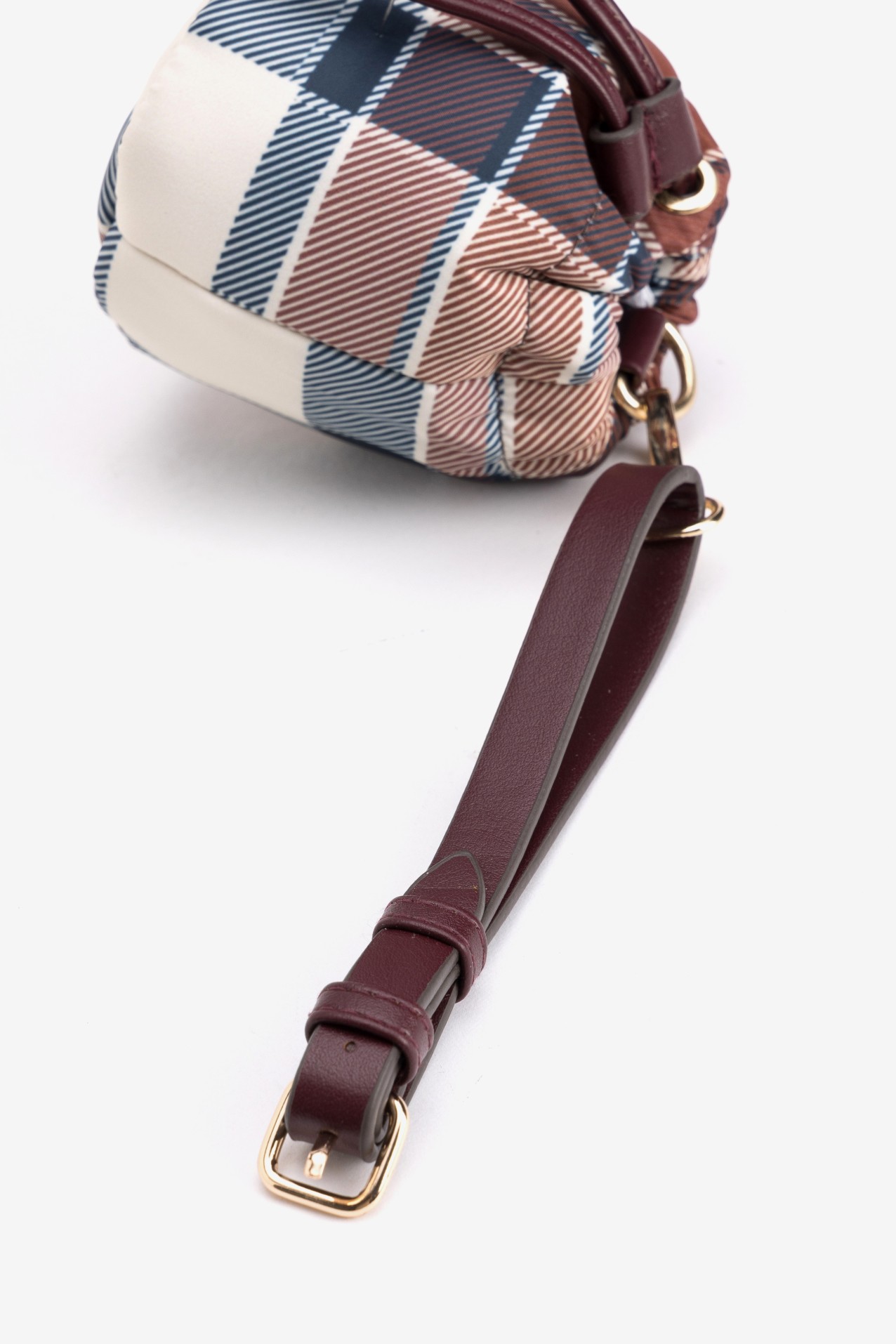 Checkered Mini Pouch Purse
