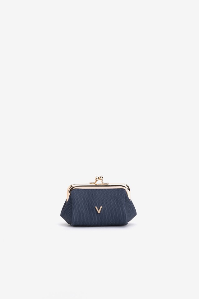 Porta-moedas mini azul