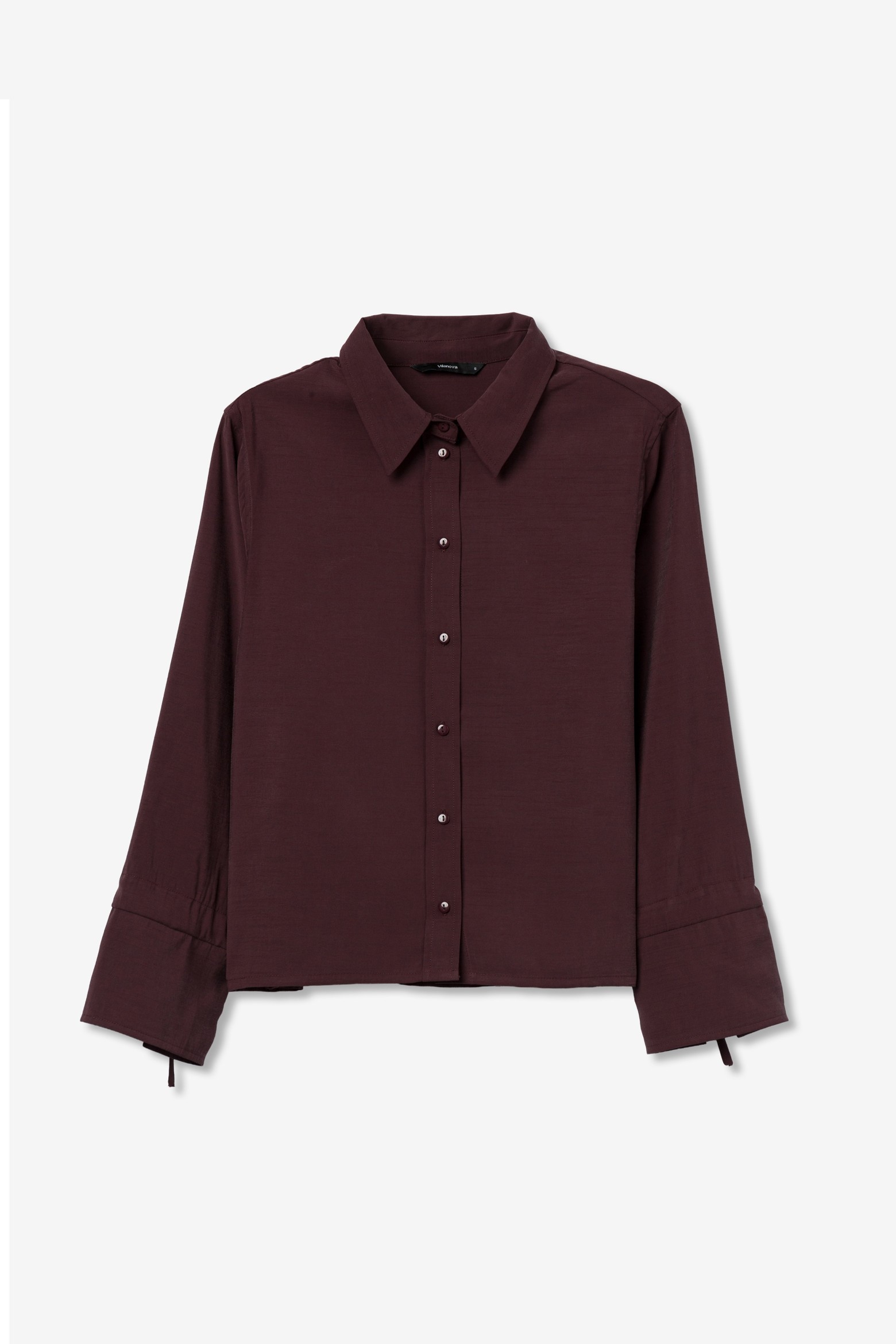 Loose Dark Wine Shirt