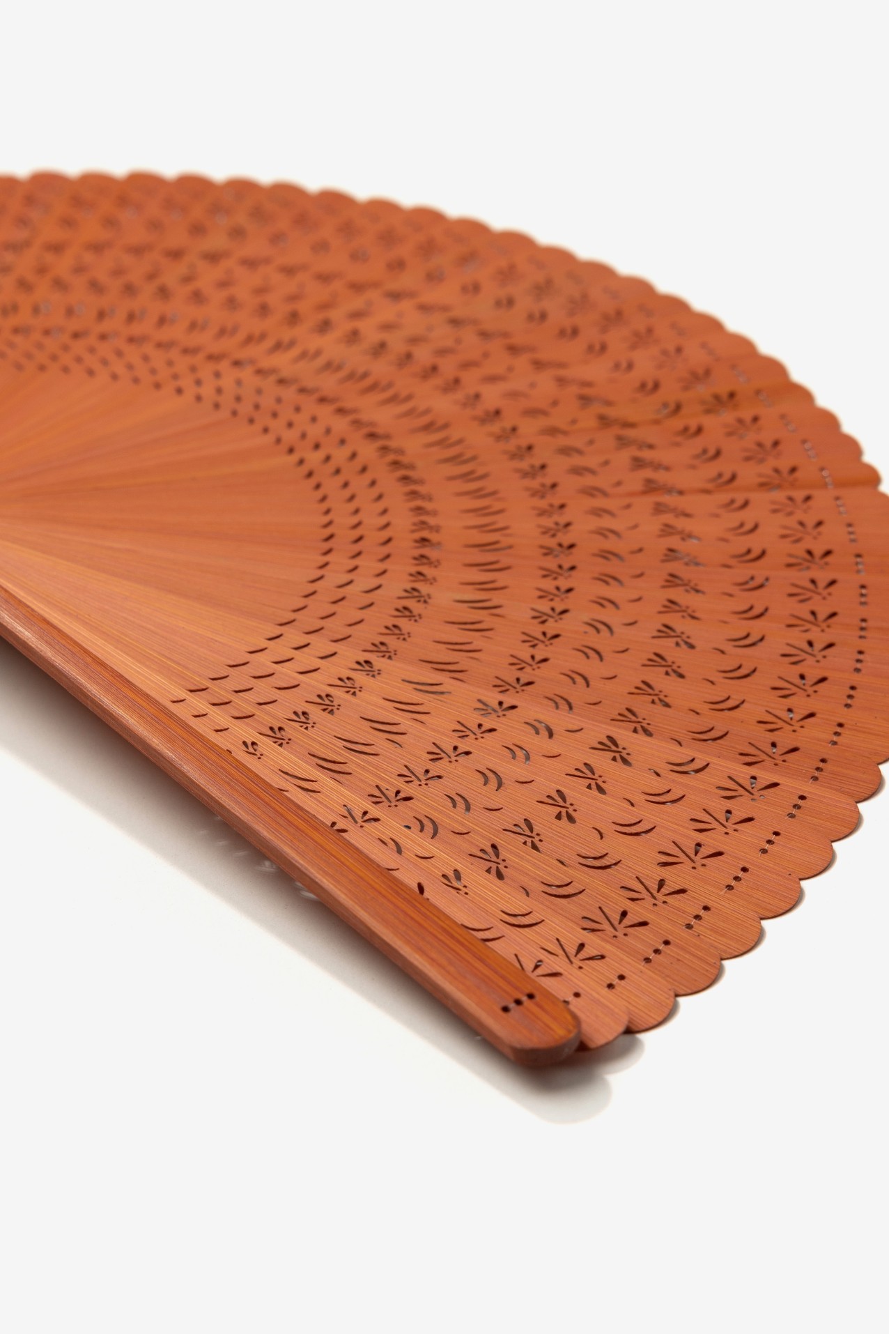 Orange Hand Fan Accessory