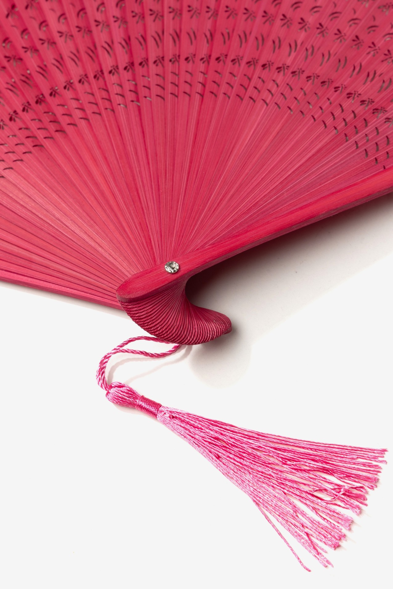 Pink Hand Fan Accessory