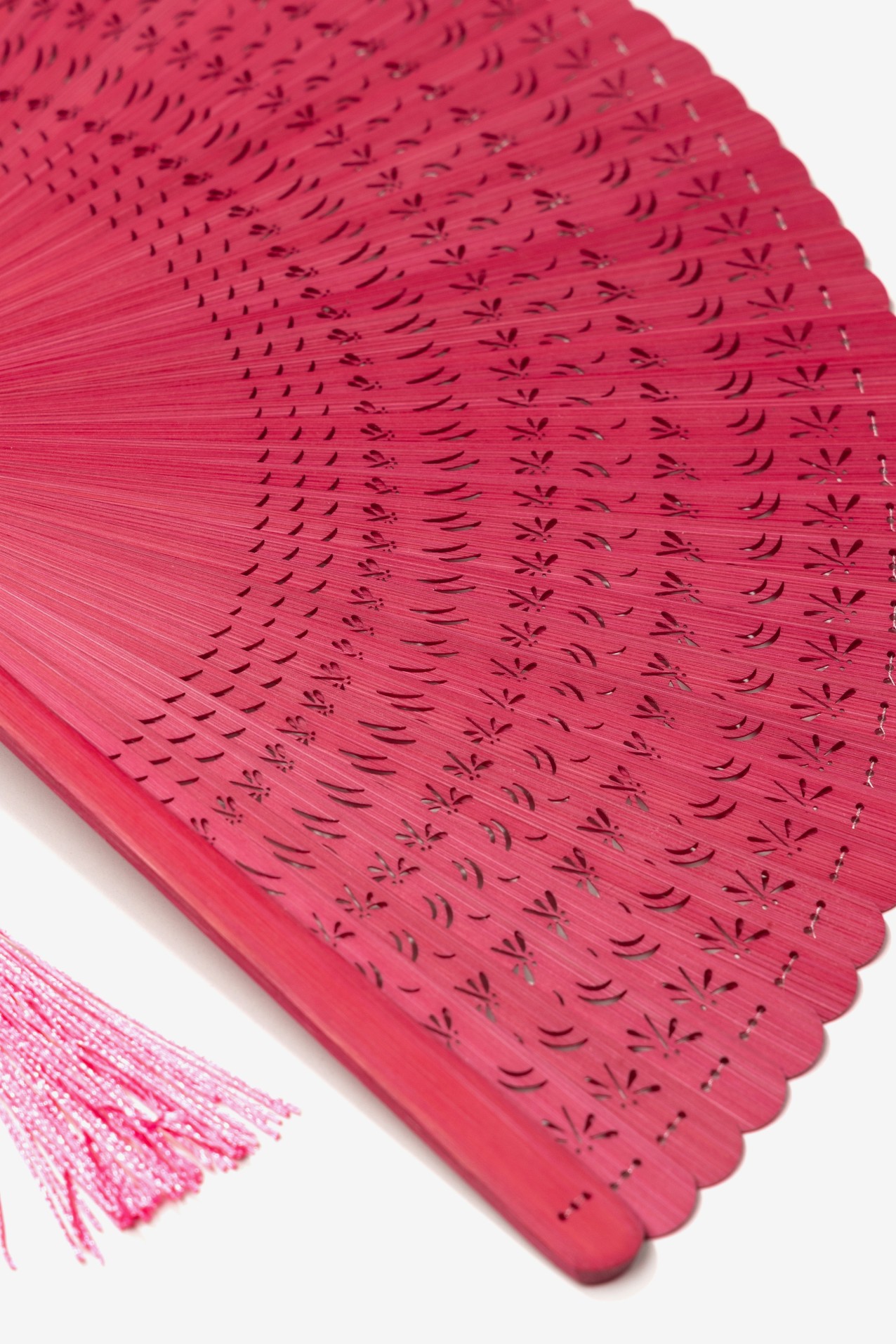 Pink Hand Fan Accessory