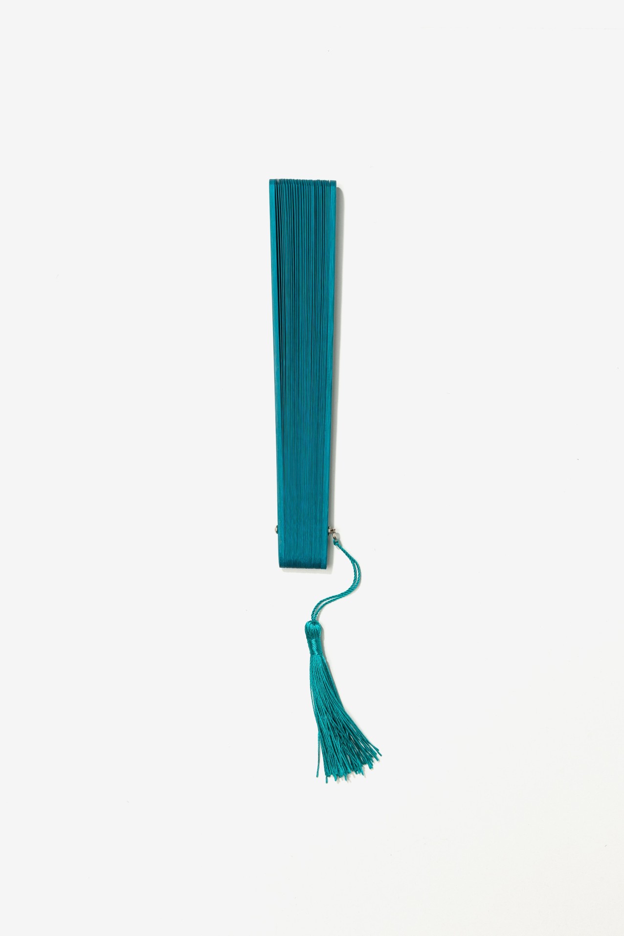 Blue Openwork Hand Fan