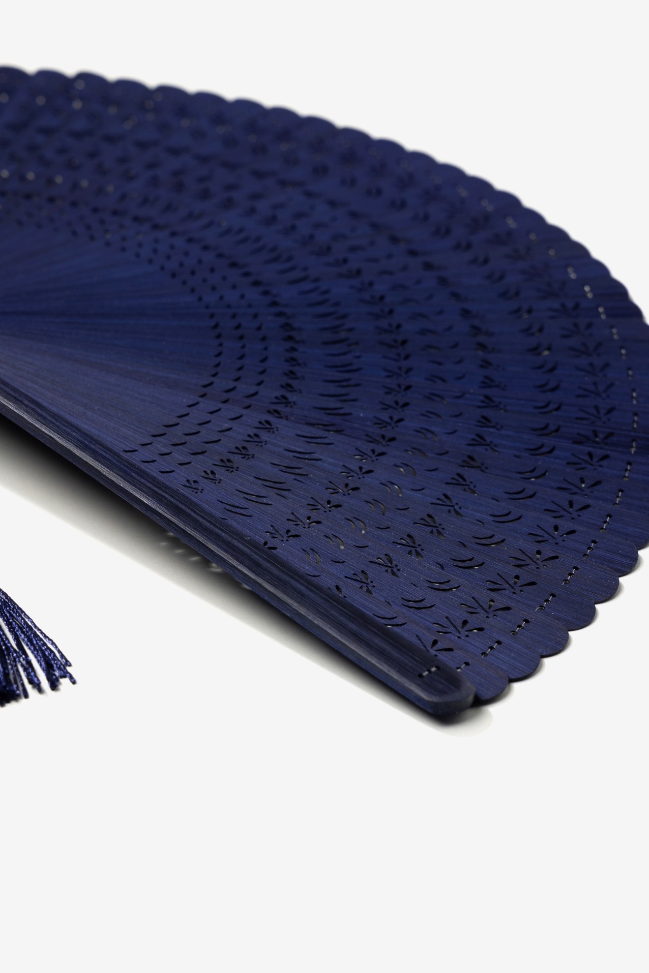 Blue Decorative Folding Fan