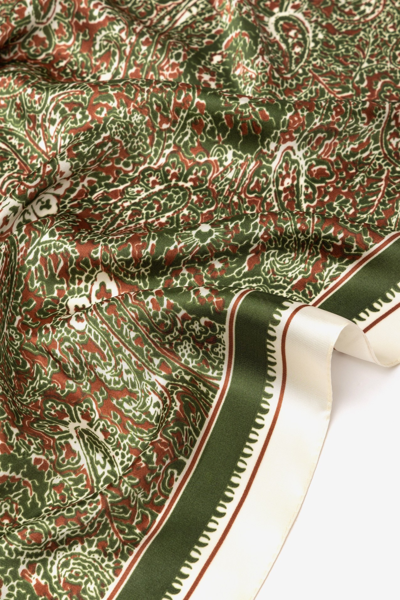 Green Paisley Bandana Scarf