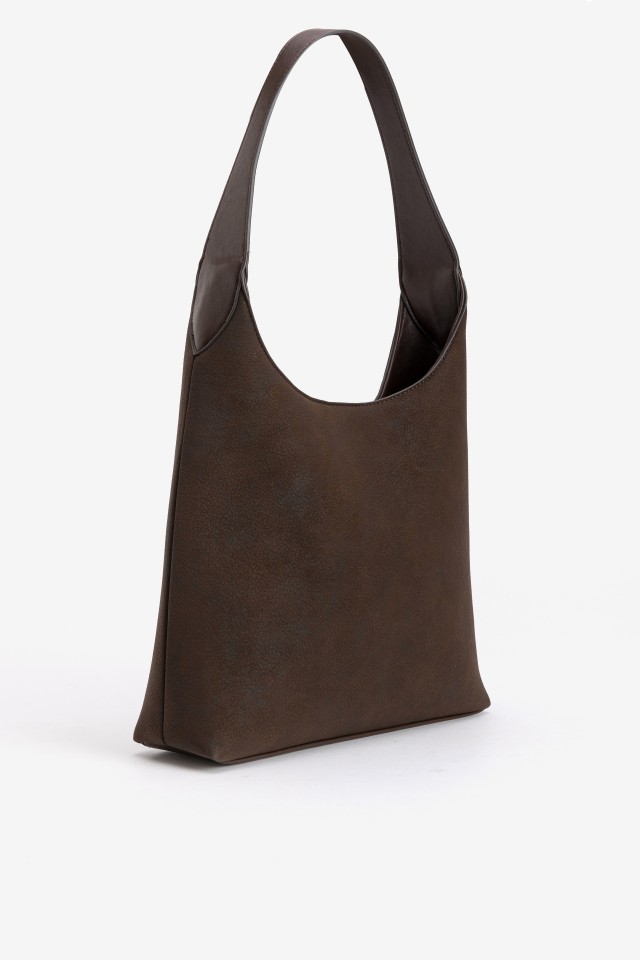 Minimal Brown Shoulder Bag Minimal Brown Shoulder Bag