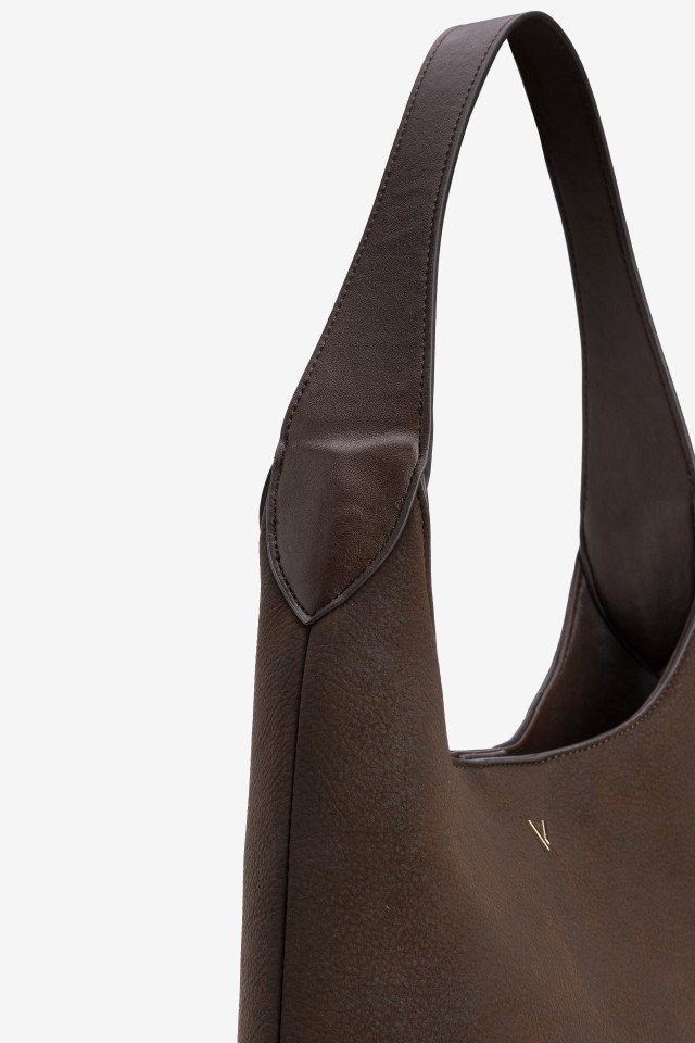 Minimal Brown Shoulder Bag Minimal Brown Shoulder Bag