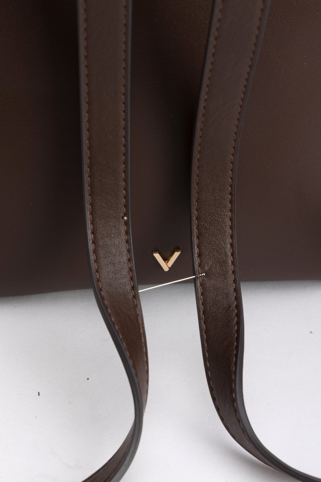 Brown Minimal Bucket Bag Brown Minimal Bucket Bag