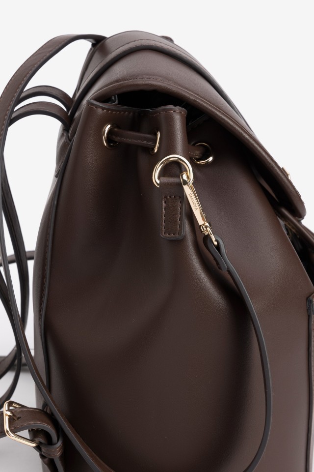 Brown Minimal Bucket Bag Brown Minimal Bucket Bag