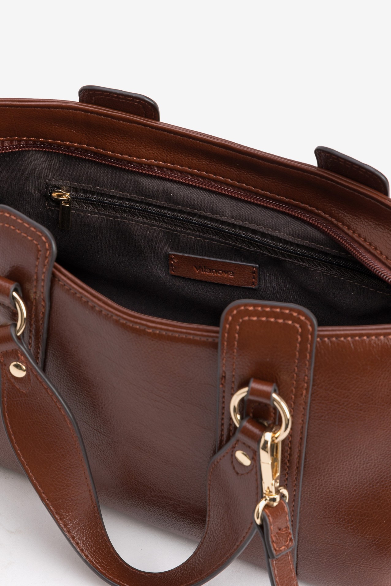 Small Brown Structured Bag