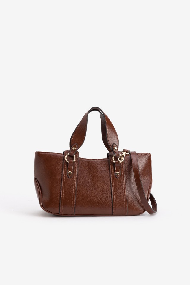 Small Brown Structured Bag Small Brown Structured Bag