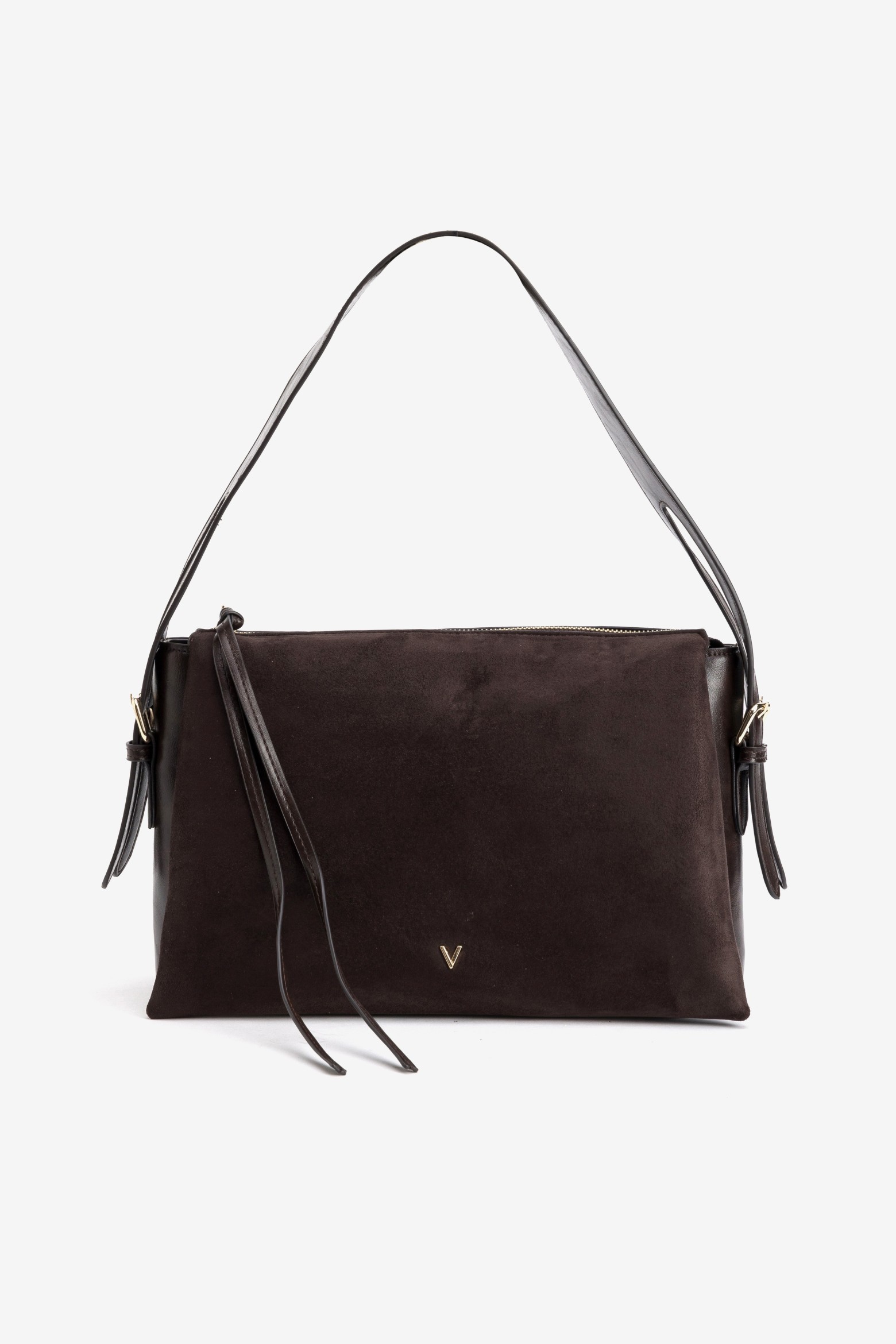 Brown Minimal Shoulder Wallet