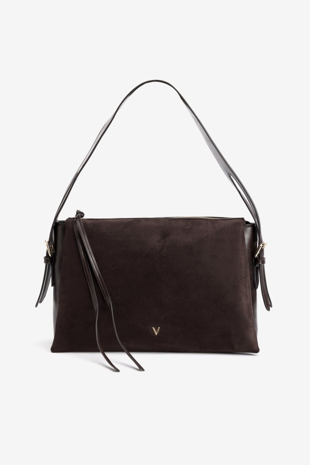 Brown Minimal Shoulder Wallet