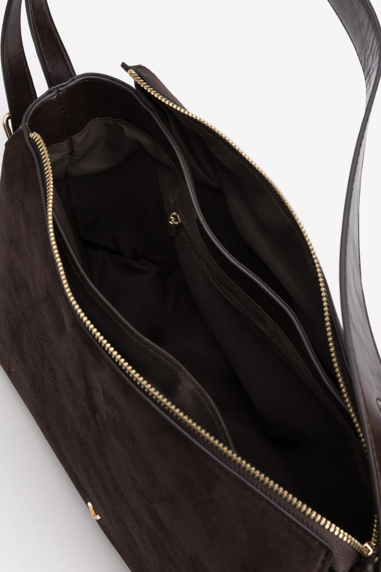 Brown Minimal Shoulder Wallet