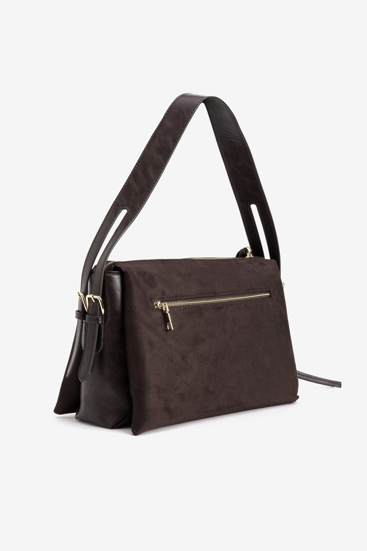 Brown Minimal Shoulder Wallet