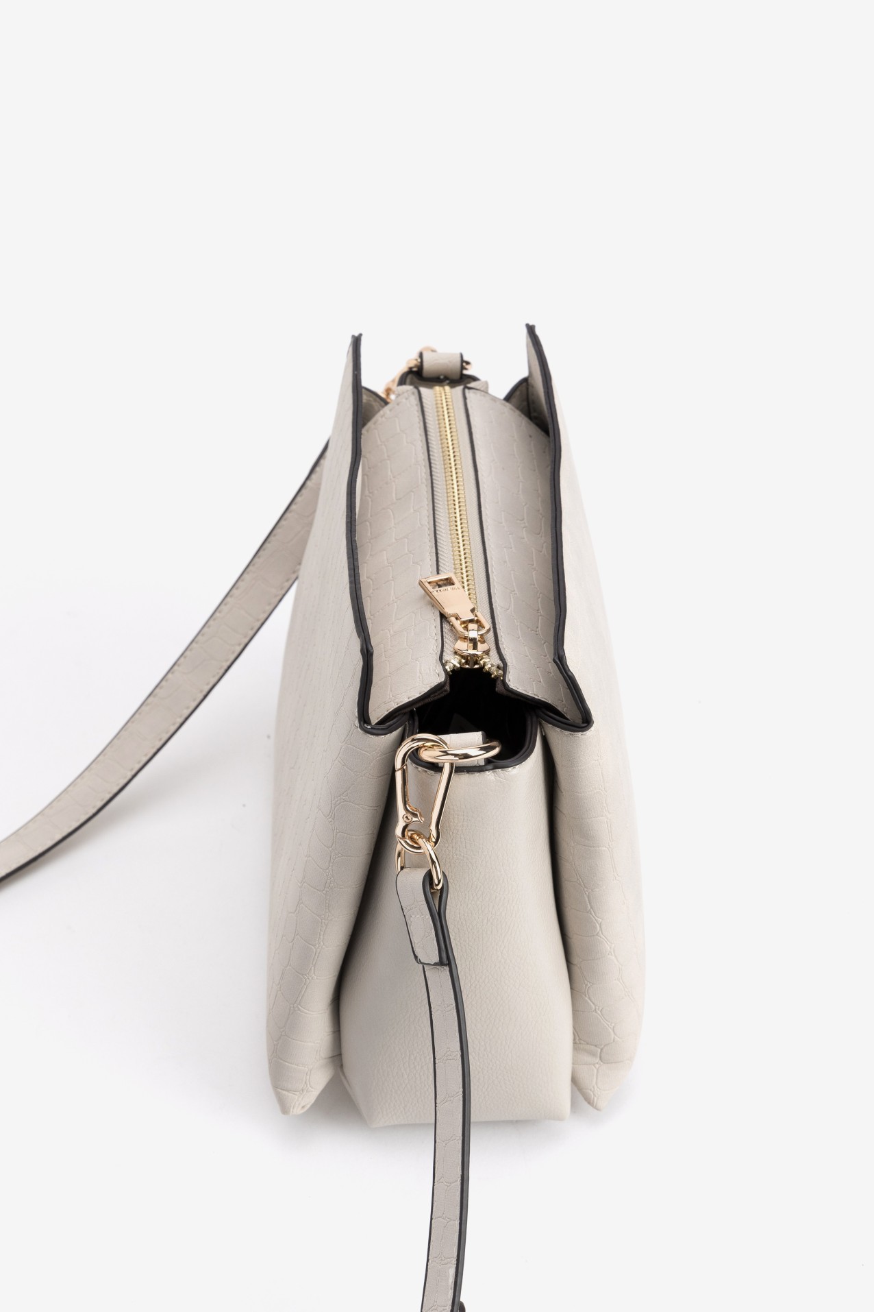 Beige Crossbody Wallet Purse