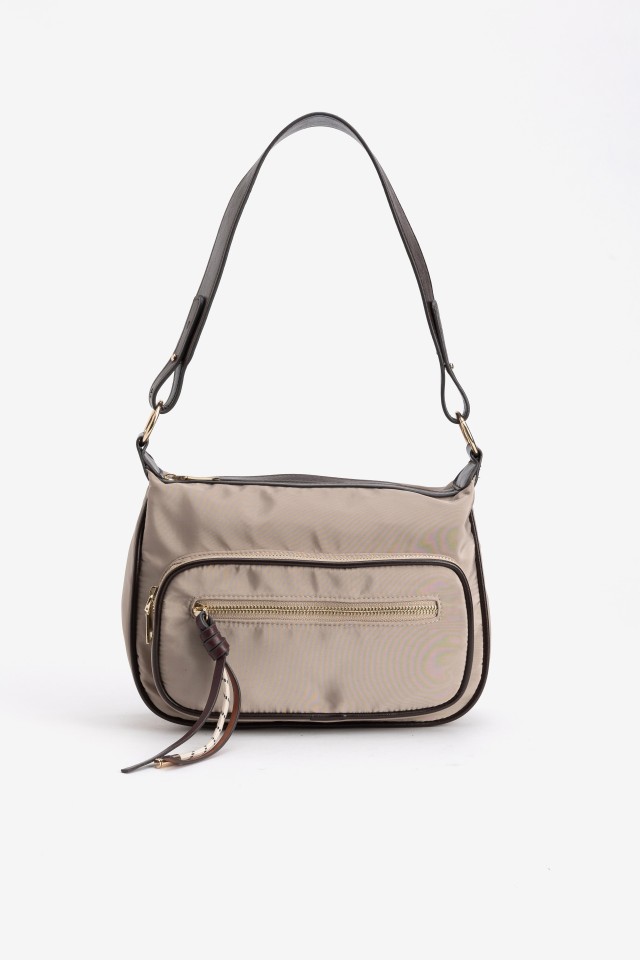 Beige Crossbody Bag