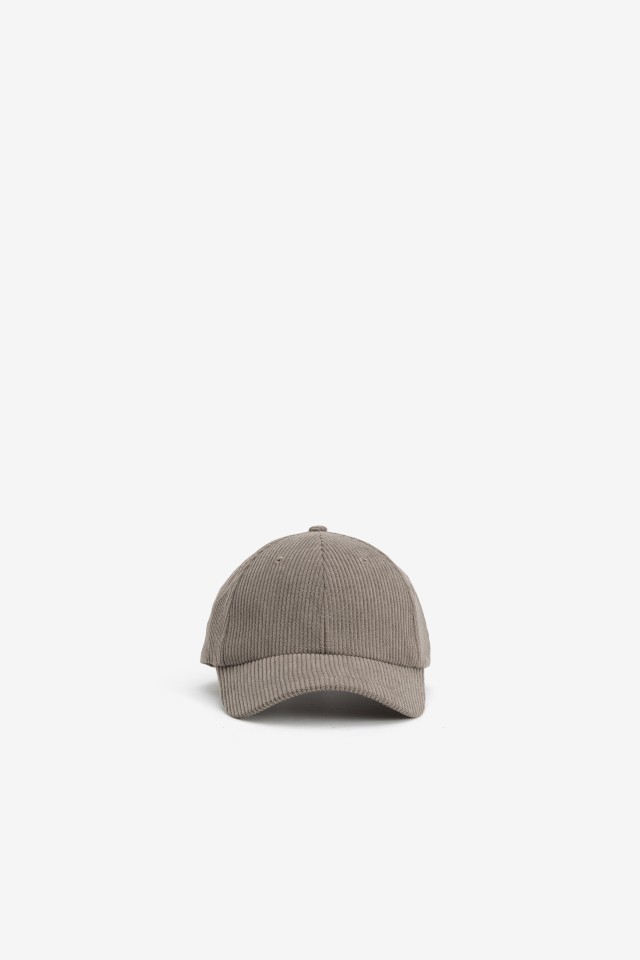 Brown Corduroy Cap
