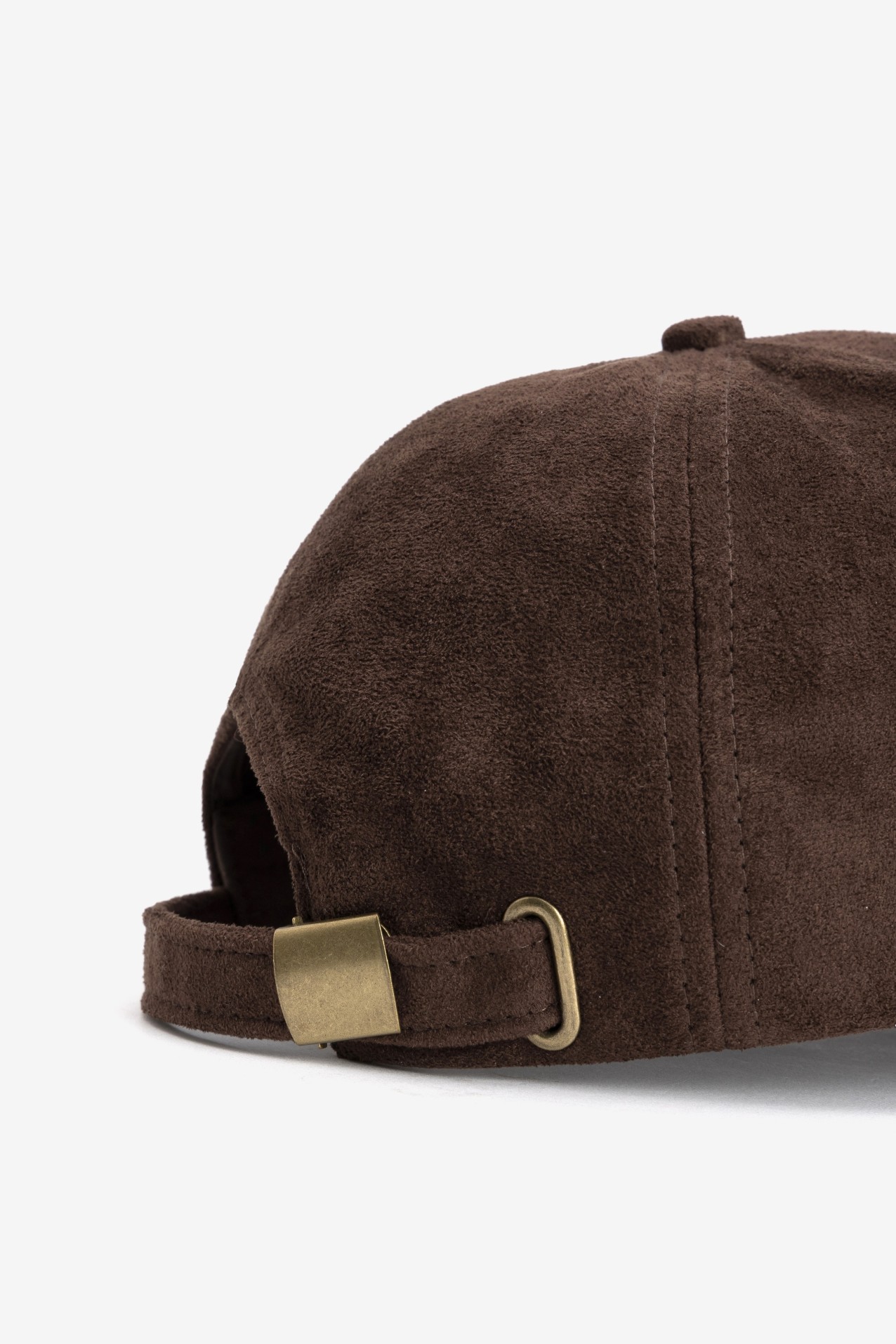 Gorra chocolate cl�sica hebilla