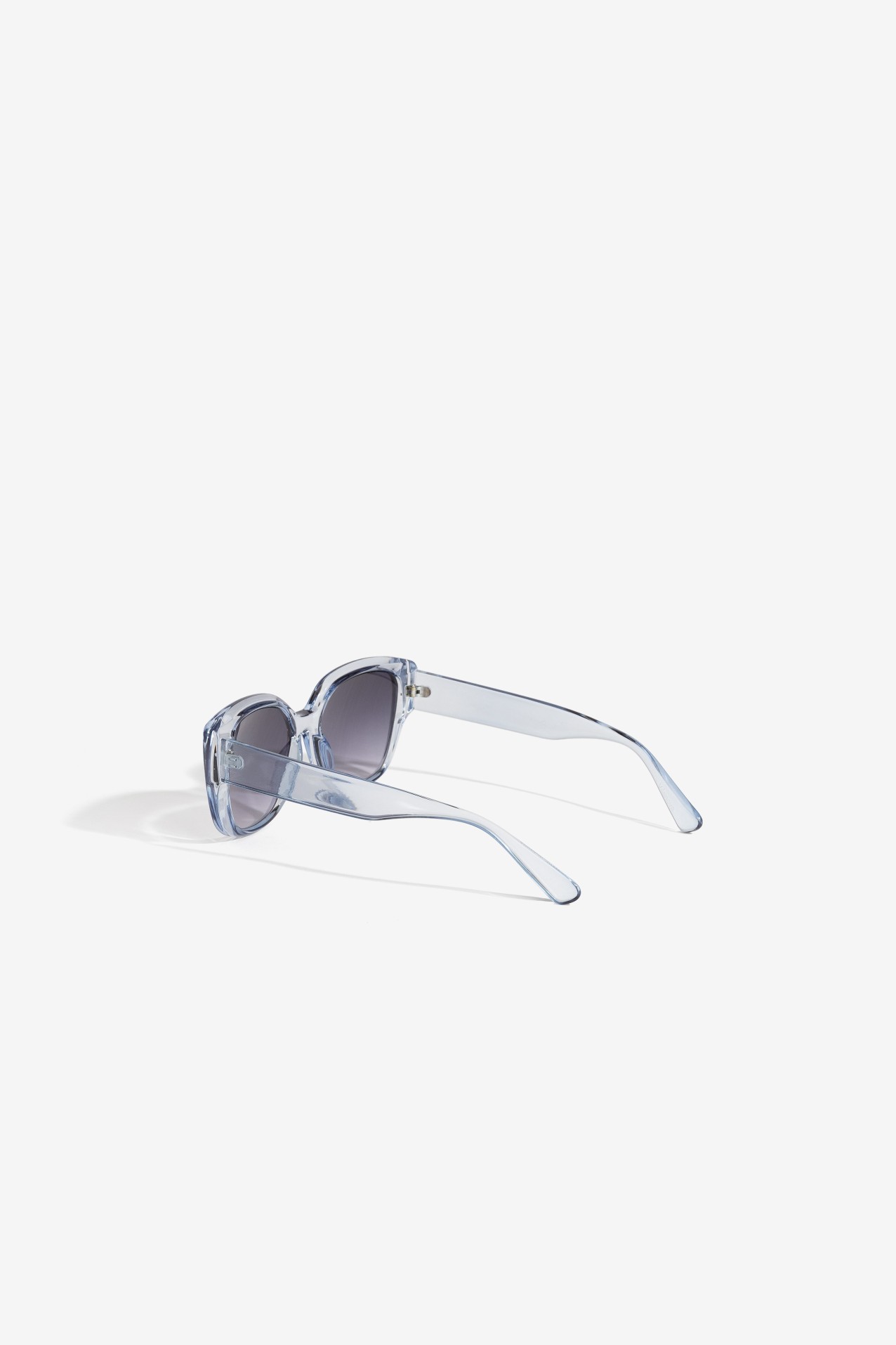 Translucent Blue Retro Sunglasses
