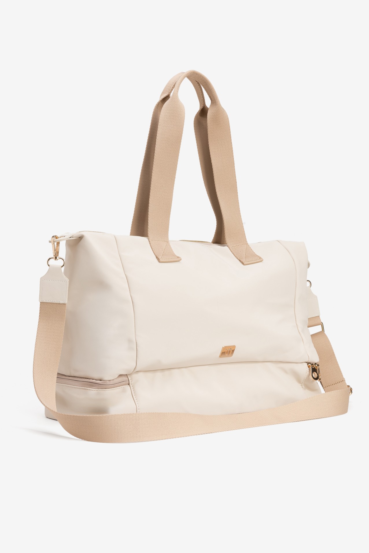 Beige Large Tote Bag