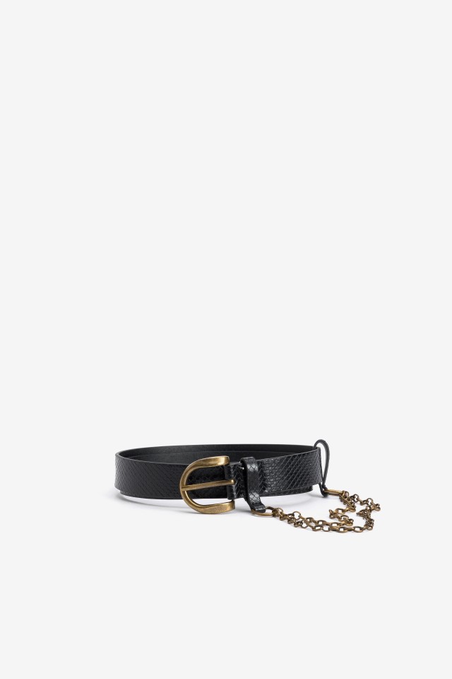 Black Belt with Chains