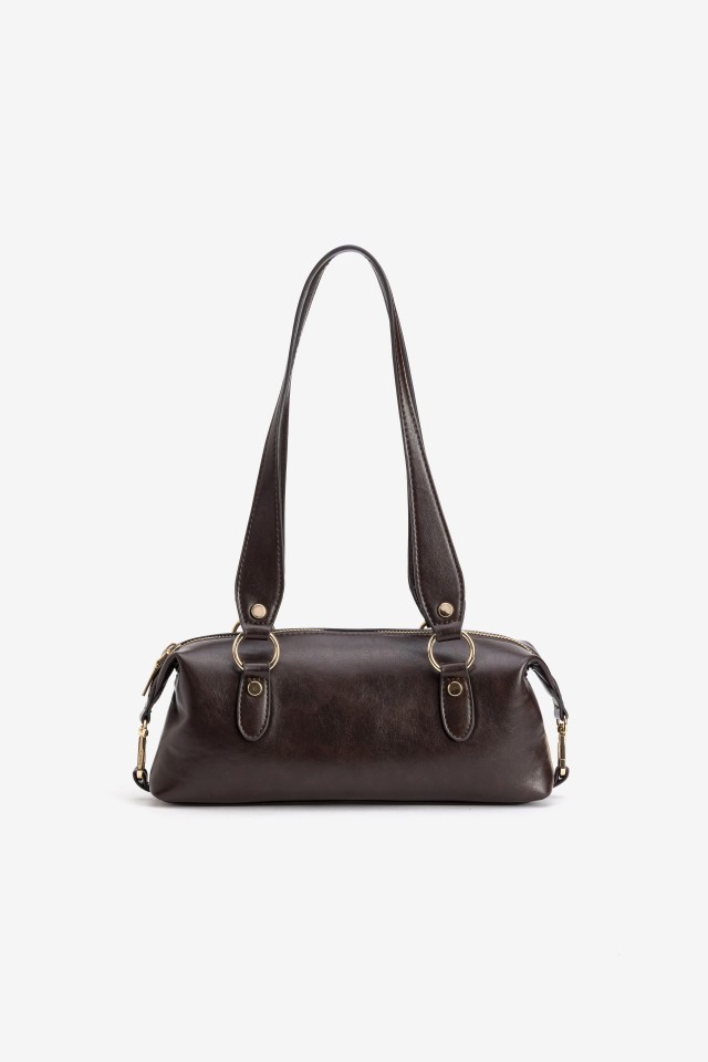 Dark Brown Barrel Wallet