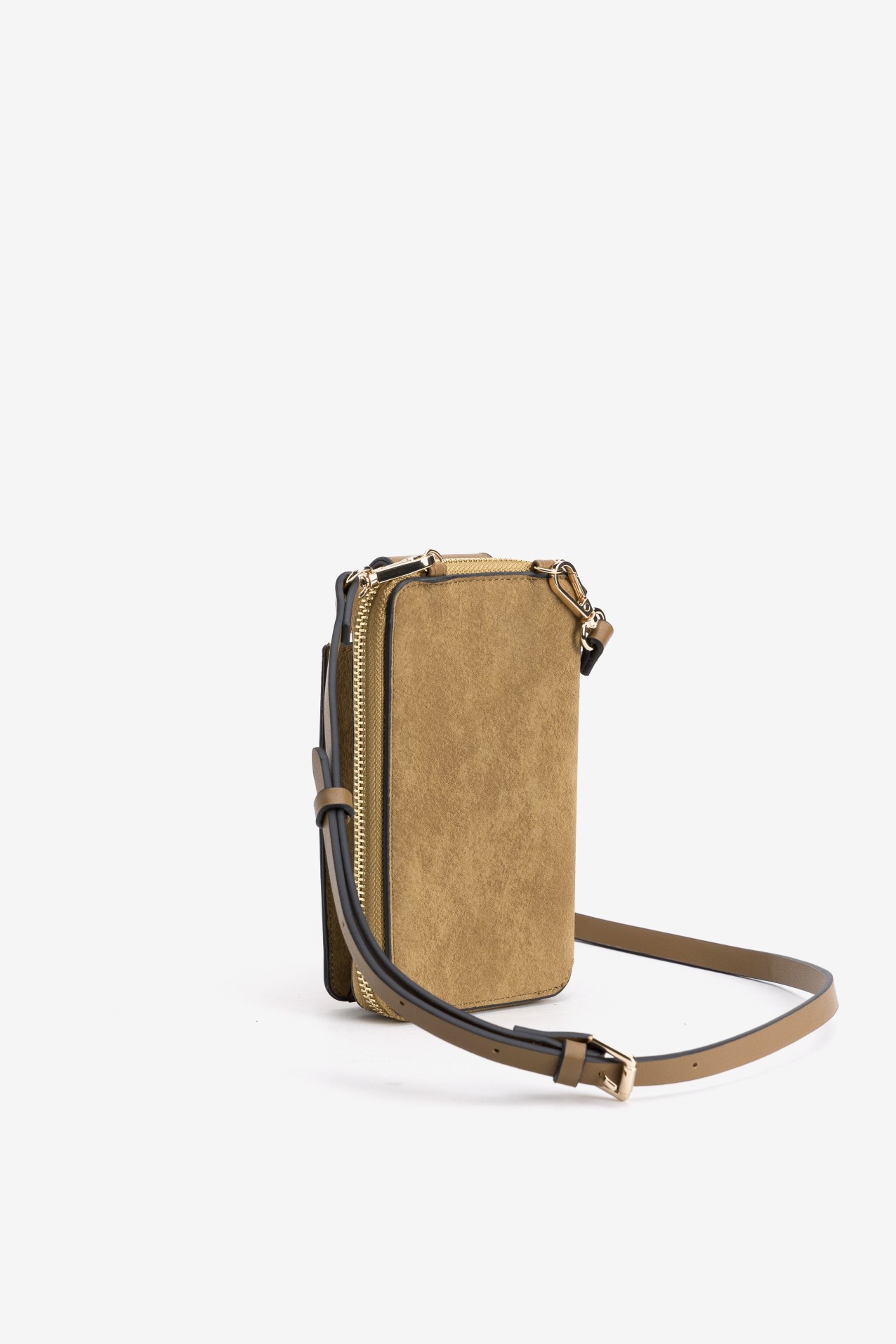 Porta-moedas castanho com al�a