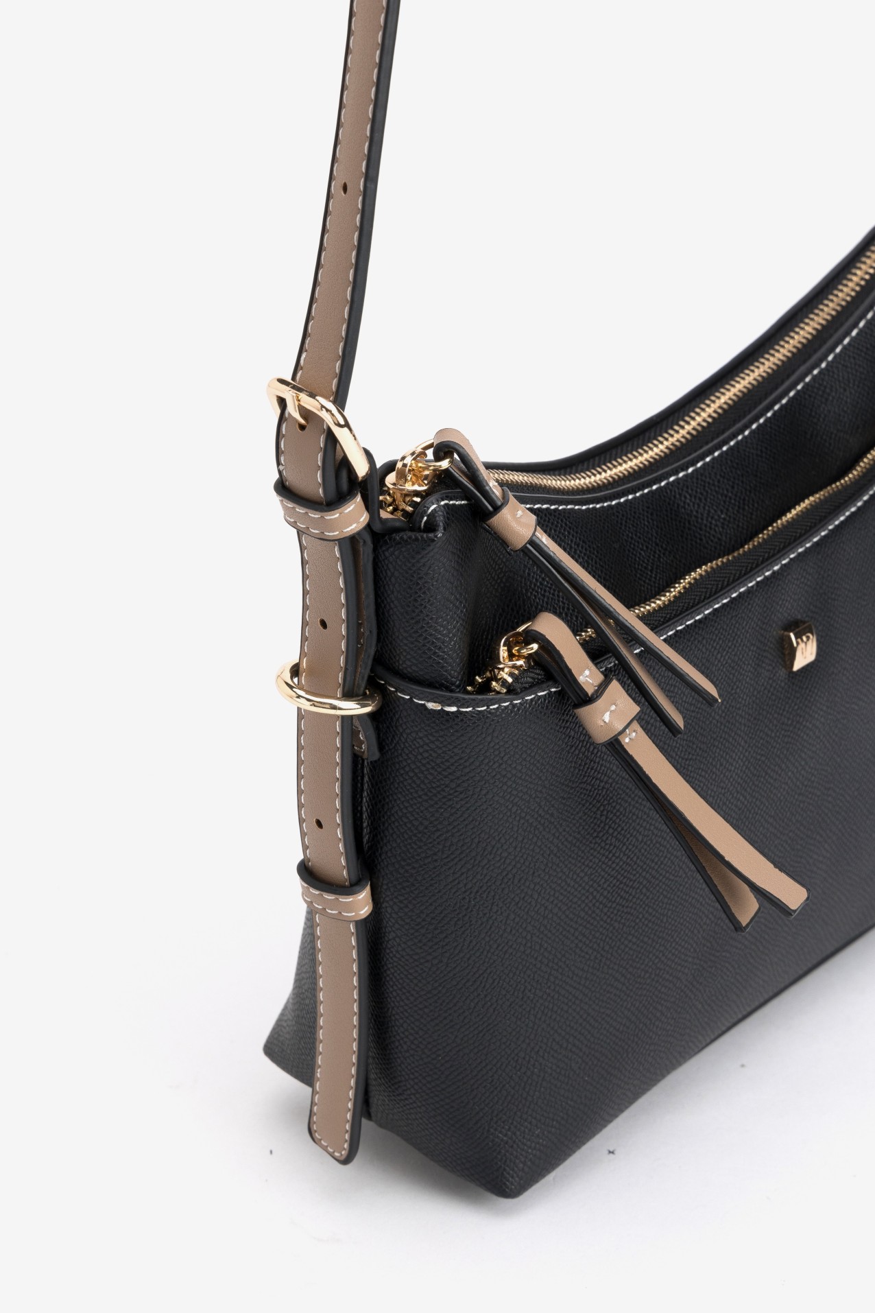 Black Crossbody Wallet Bag