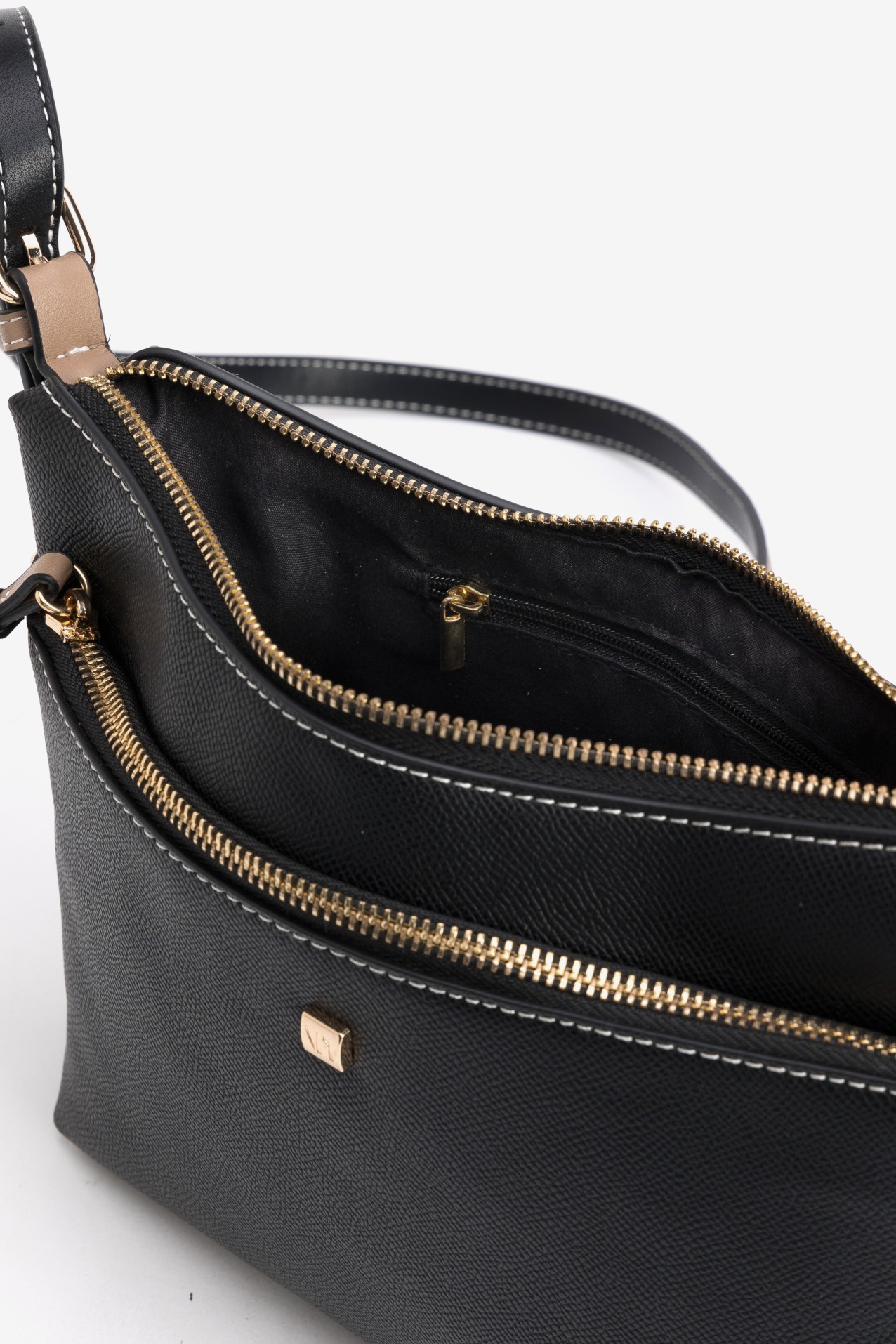 Black Crossbody Wallet Bag