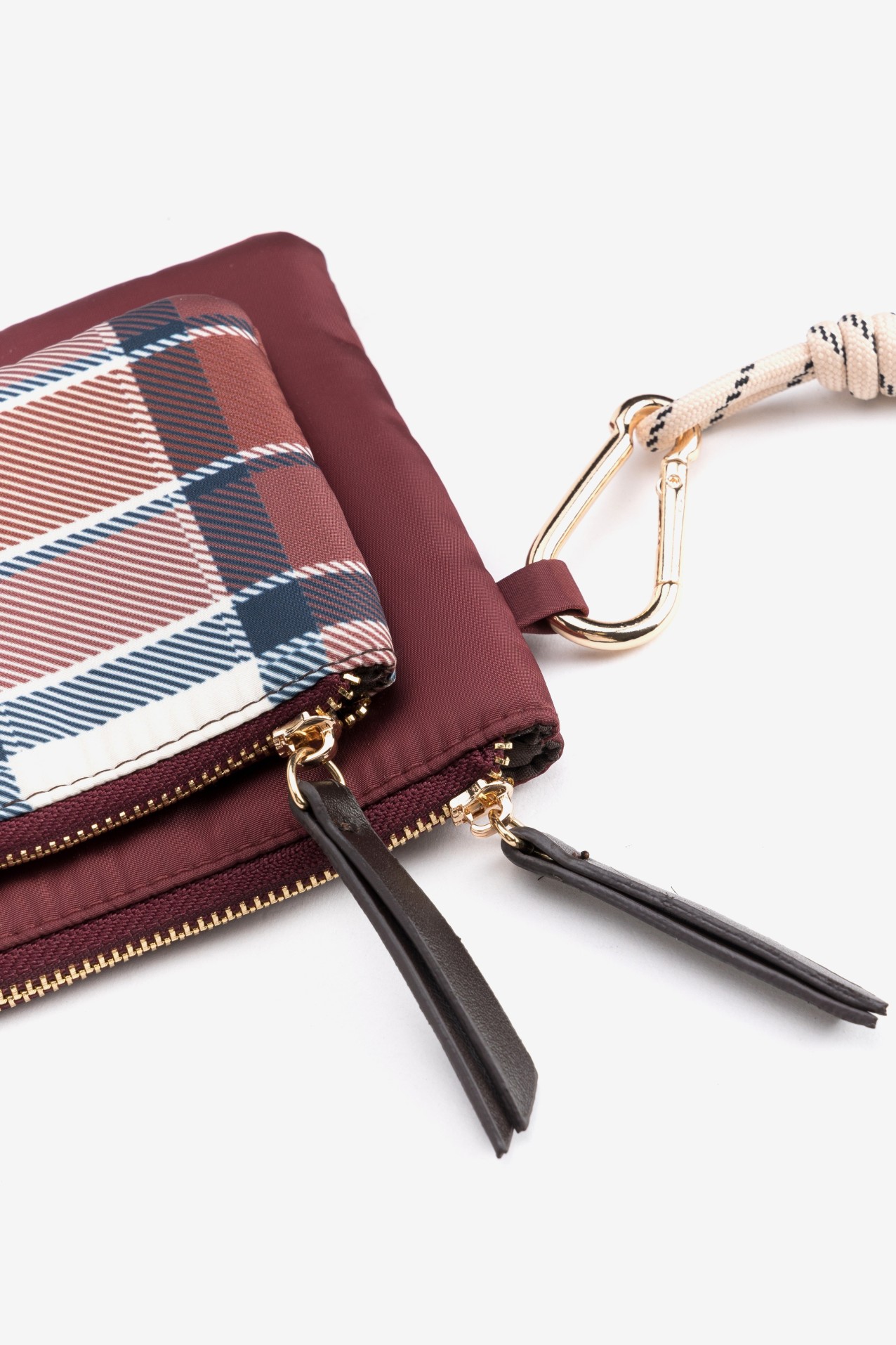 Red Plaid Coin Purse