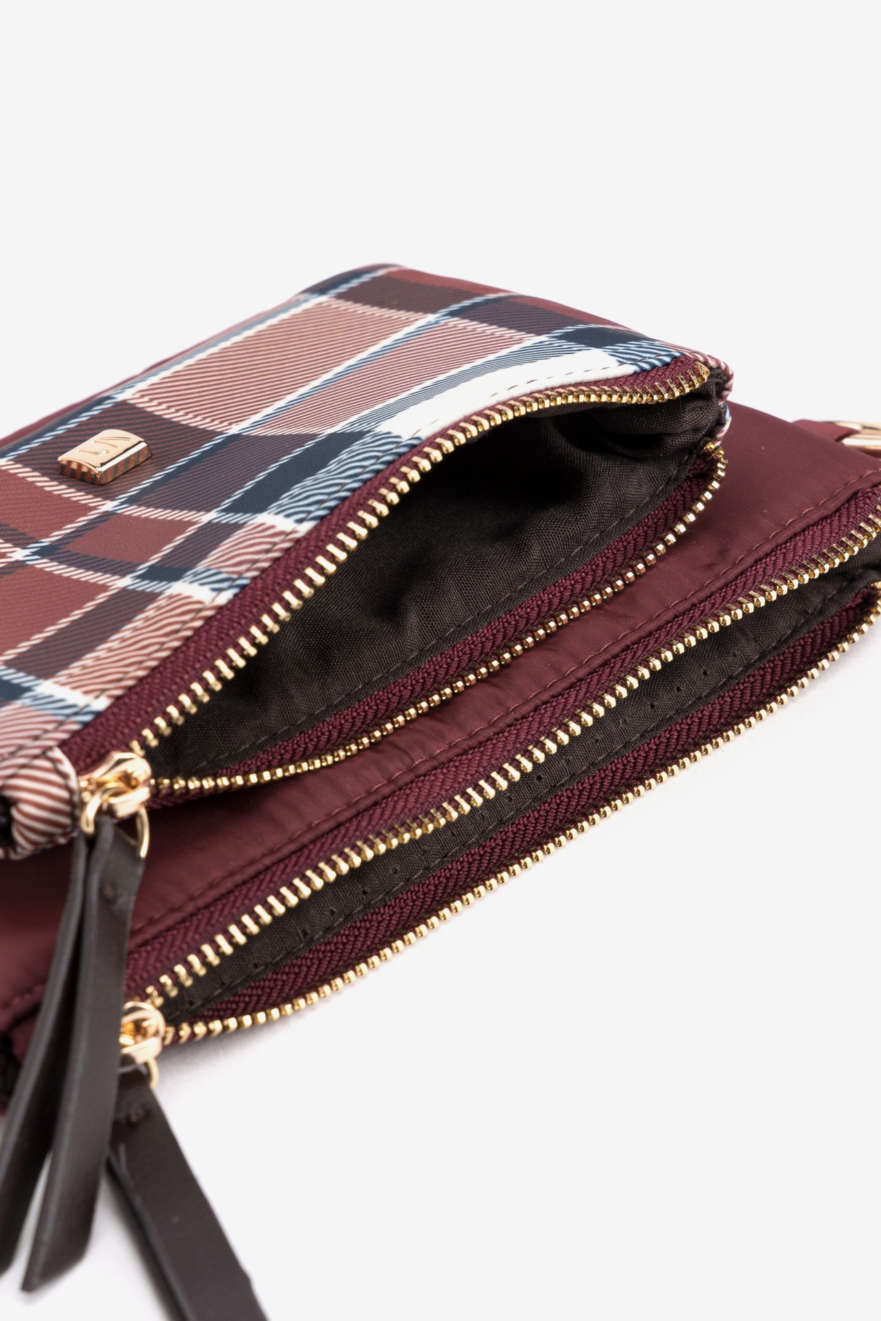 Red Plaid Coin Purse
