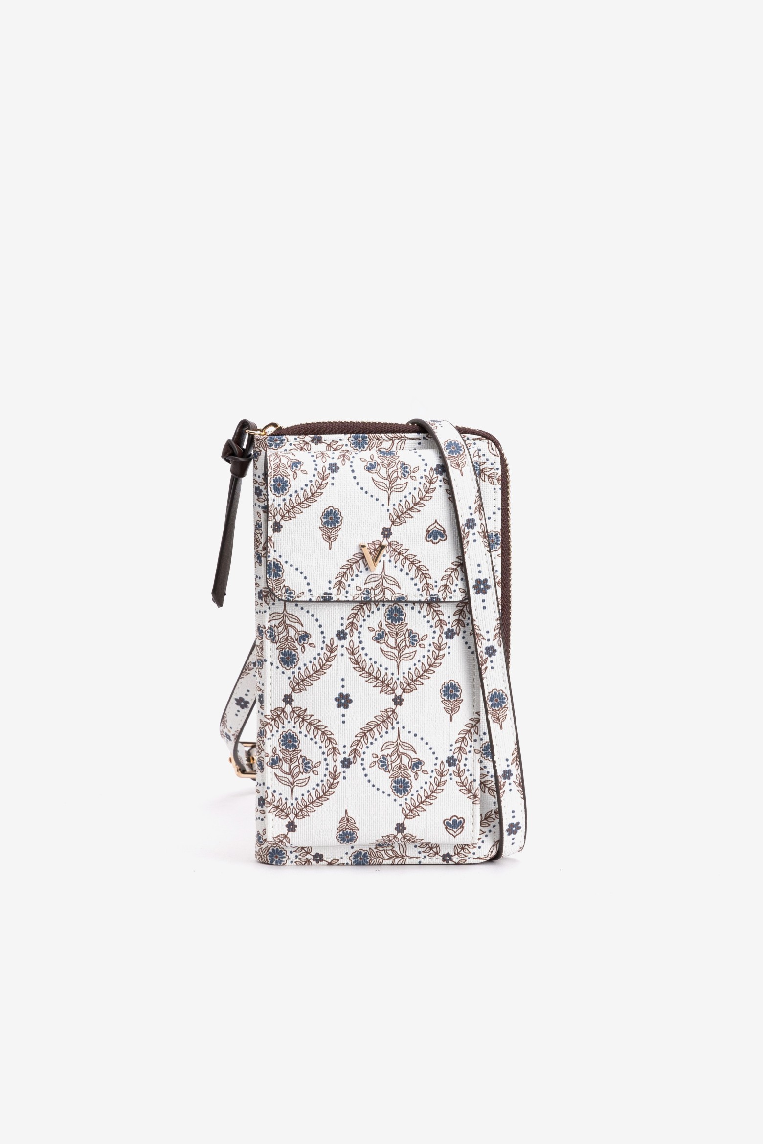 Patterned Crossbody Coin Purse