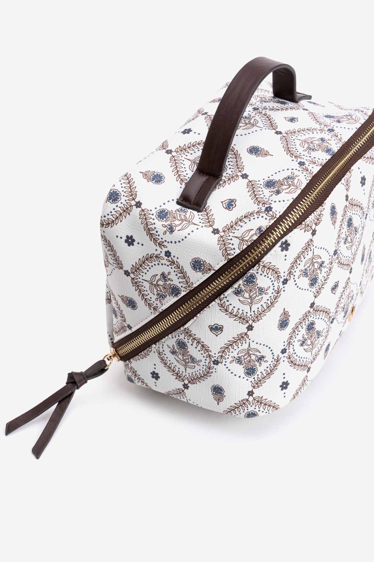 Printed Cream Coin Purse